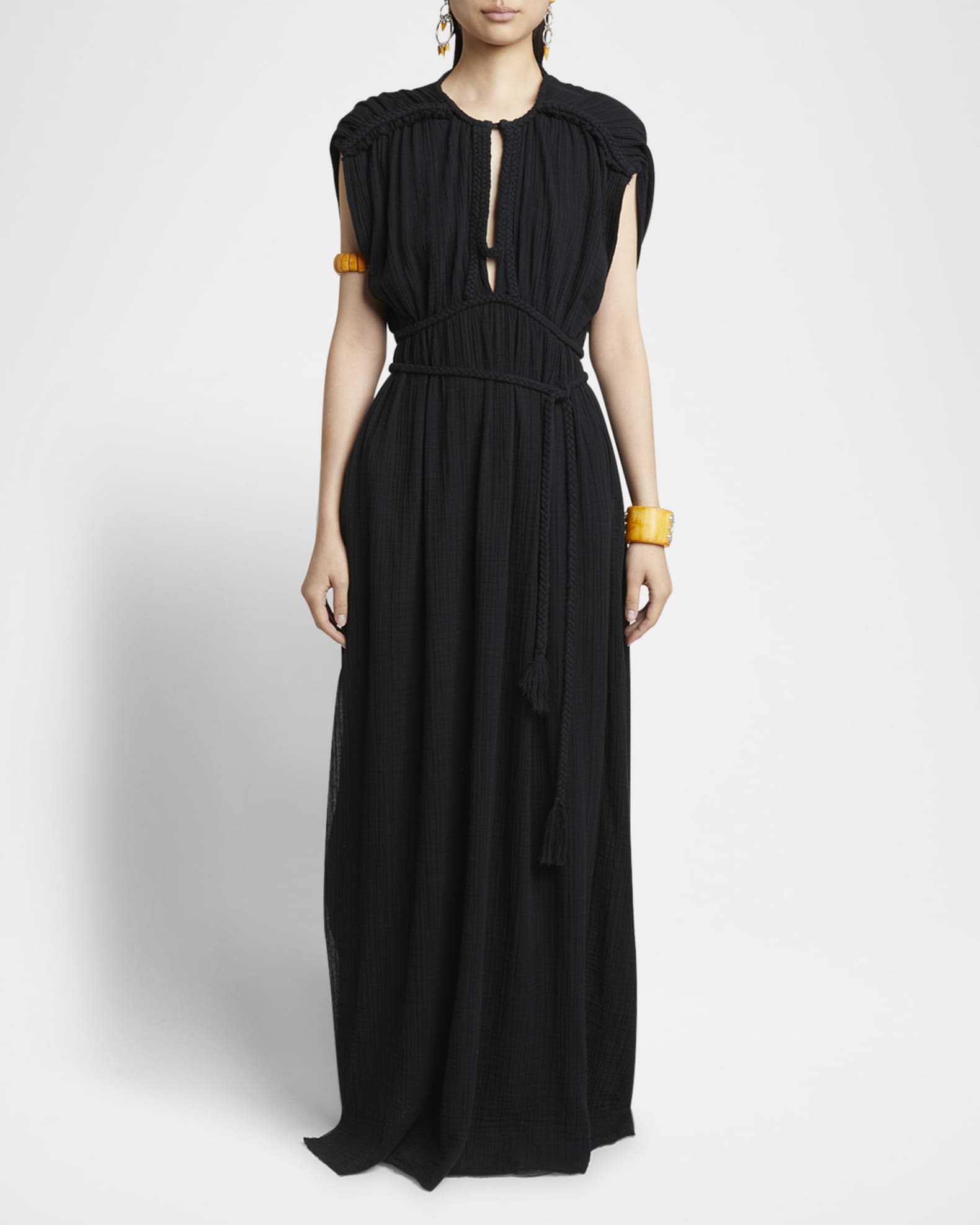 Joya Braid Gathered Backless Maxi Dress 1