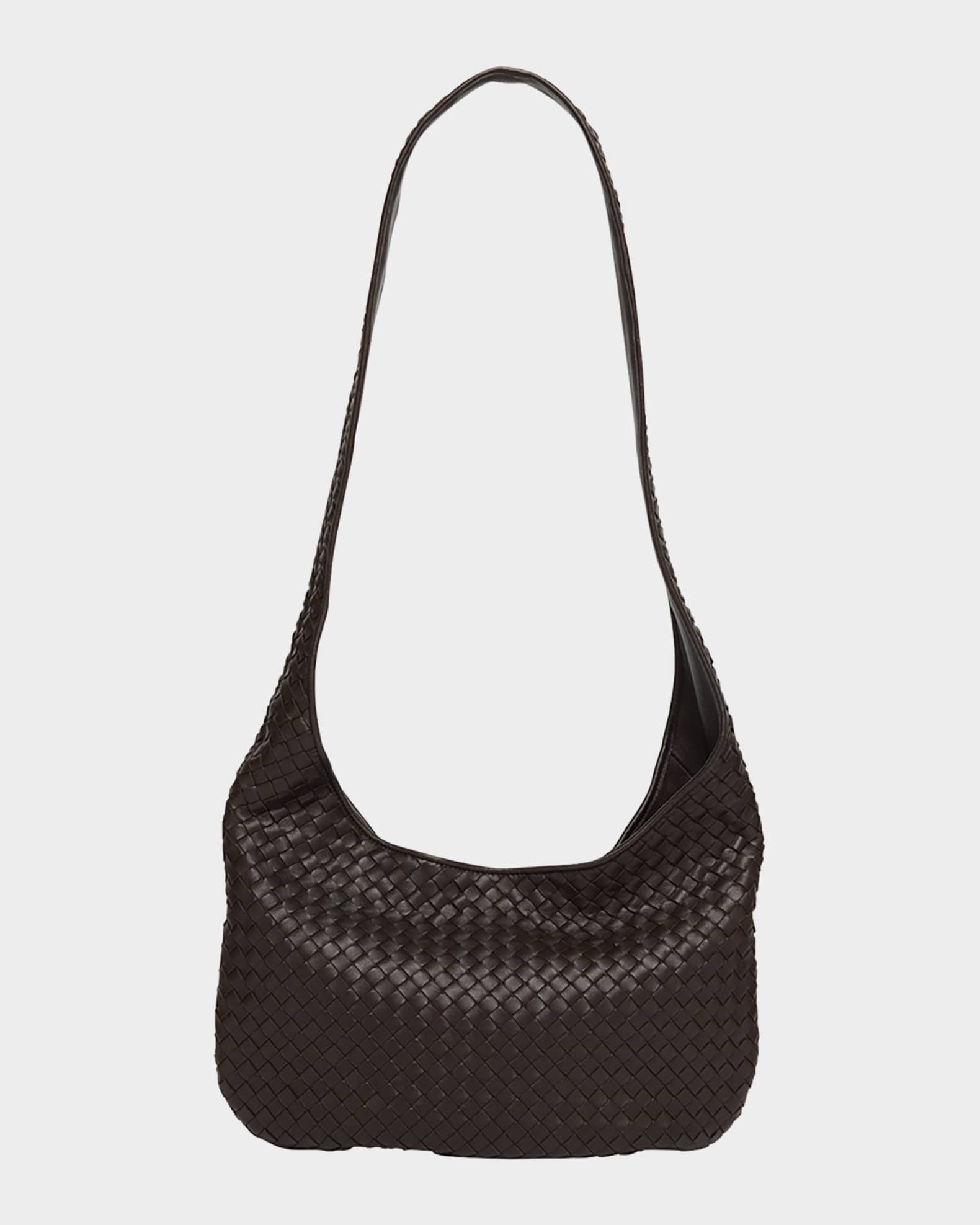 Intrecciato Leather Crossbody Bag 0