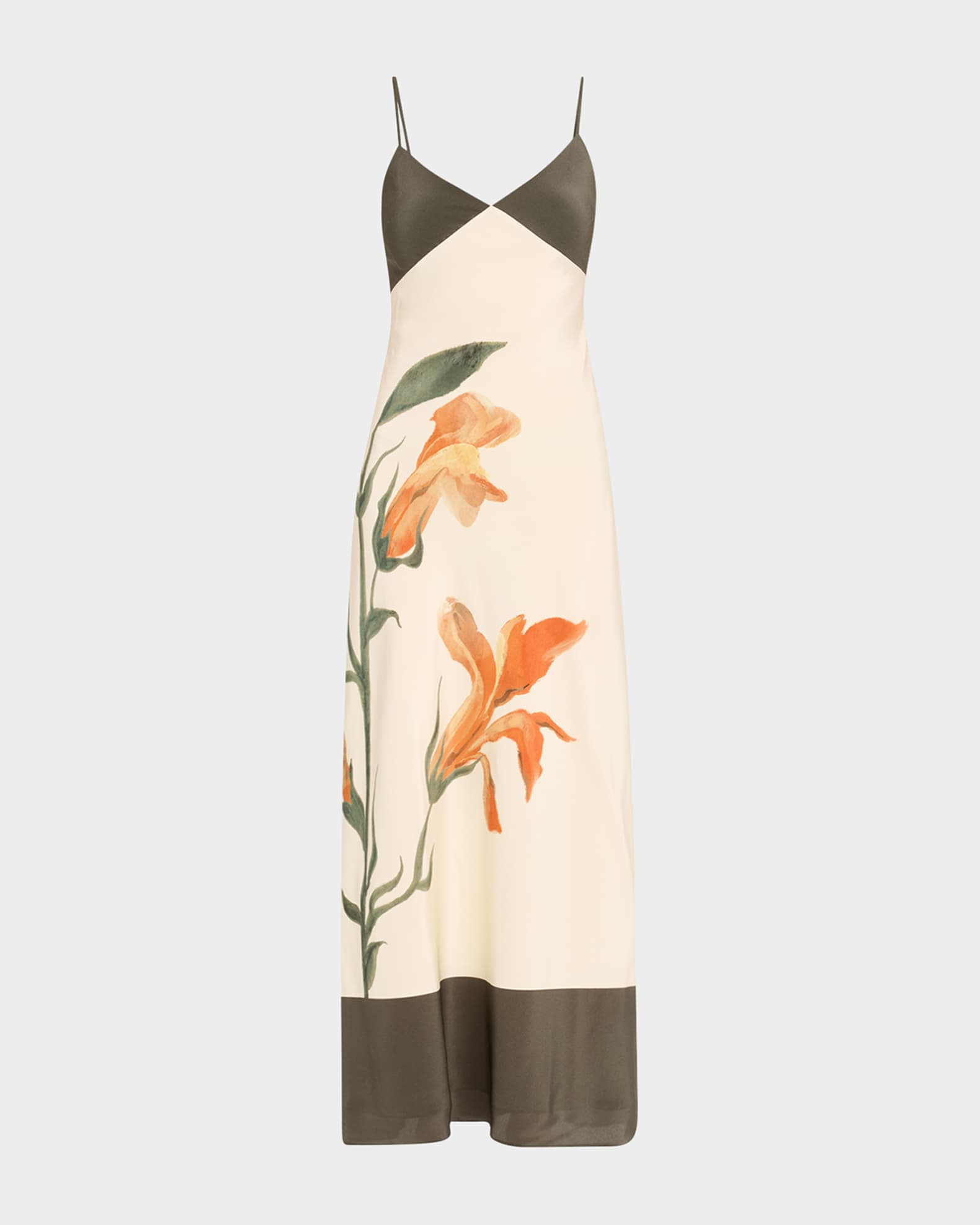 Constance Floral Slip Dress 0