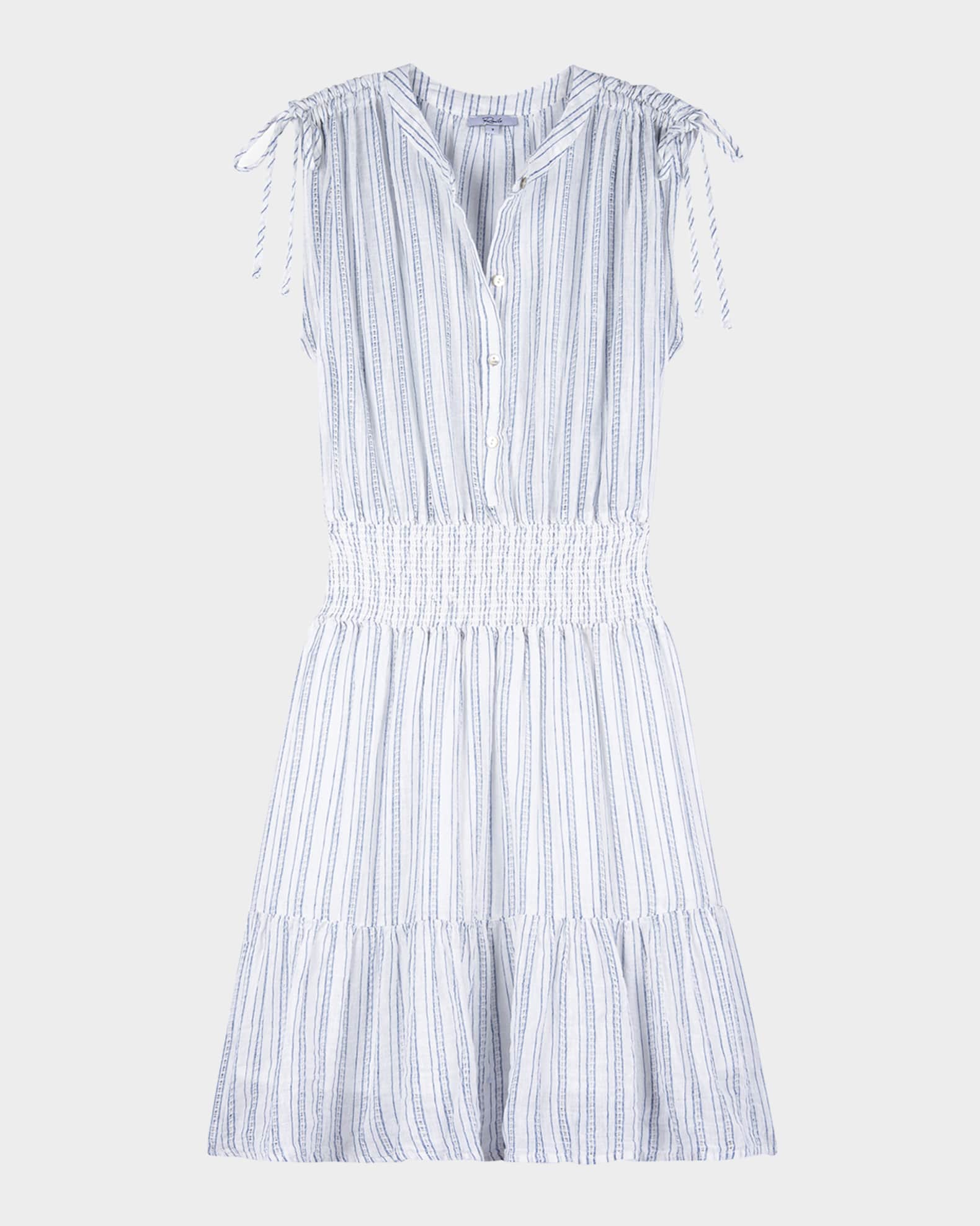 Samina Tie-Shoulder Mini Dress 0