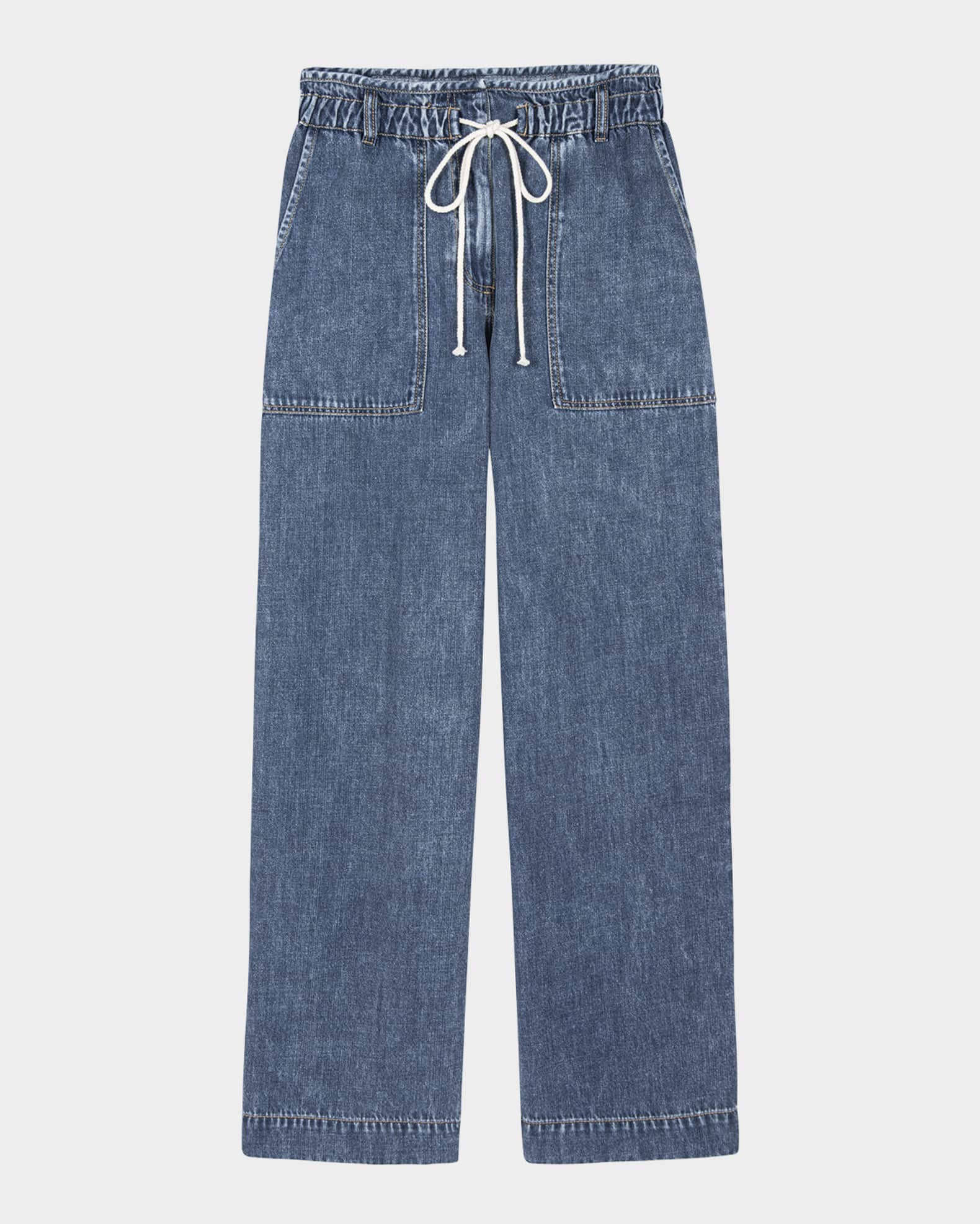 Ryan Denim Drawstring Pants 0
