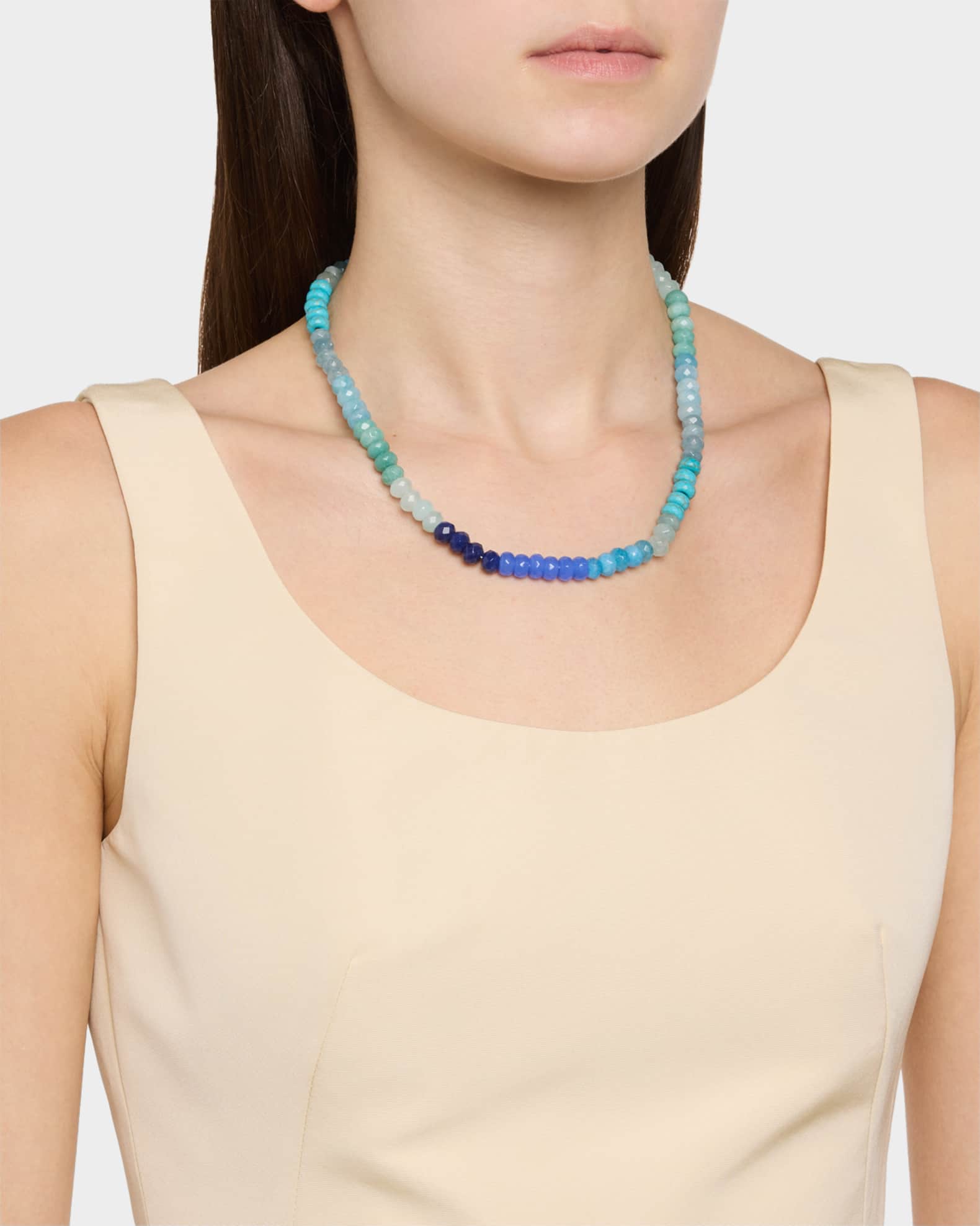 Semi-Precious Beaded Necklace 1