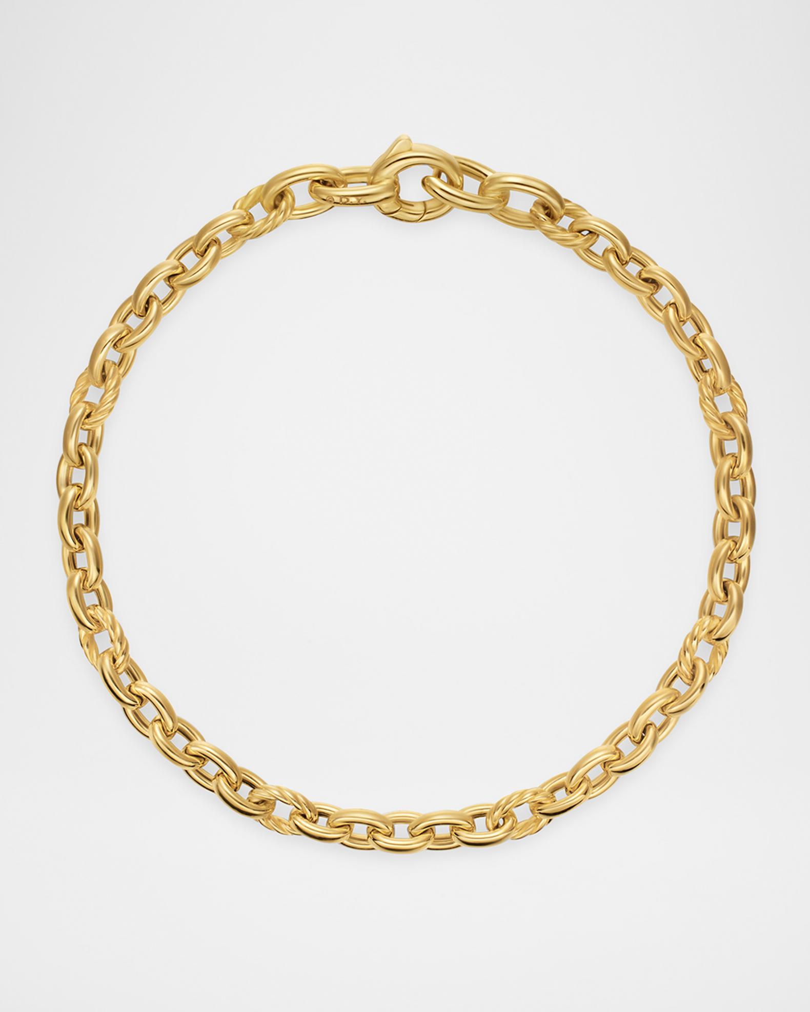 DY Mercer Petite Chain Bracelet in 18K Gold | Neiman Marcus