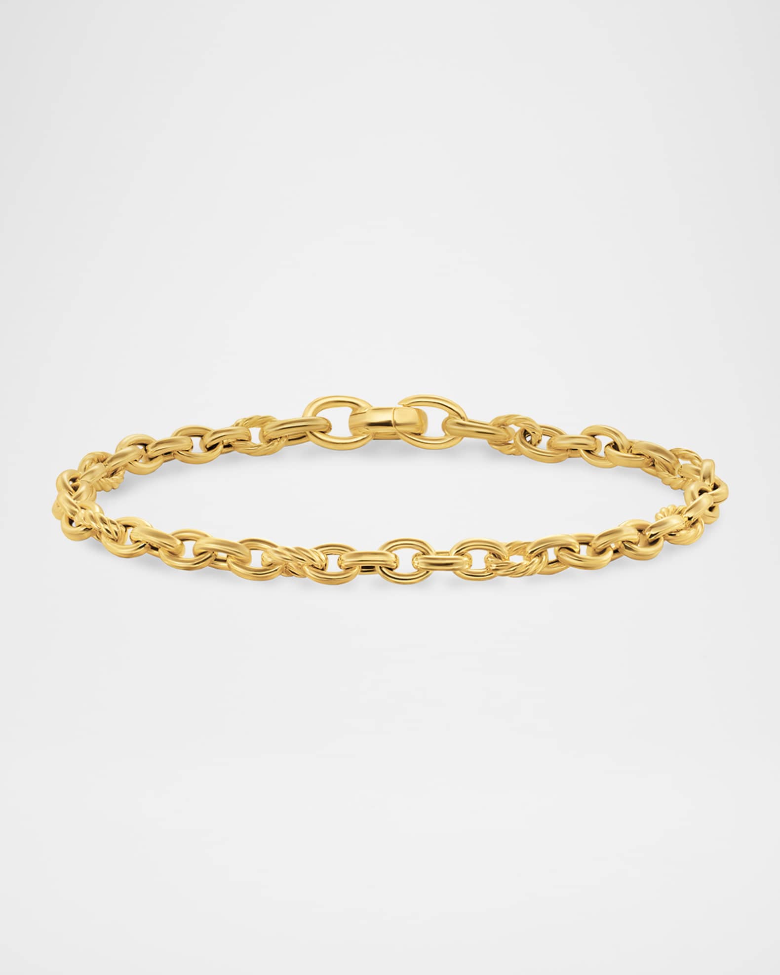 DY Mercer Petite Chain Bracelet in 18K Gold, 4.5mm 0
