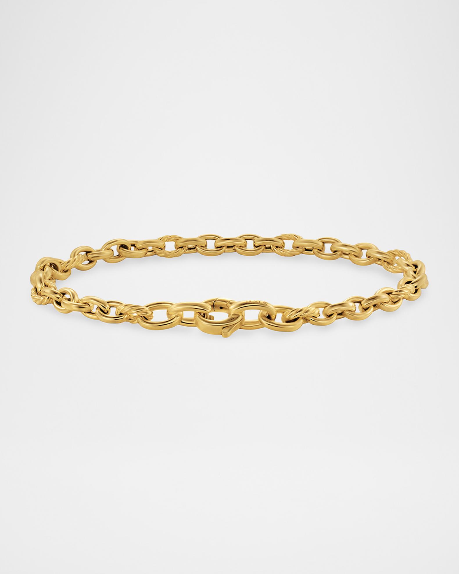 DY Mercer Petite Chain Bracelet in 18K Gold | Neiman Marcus