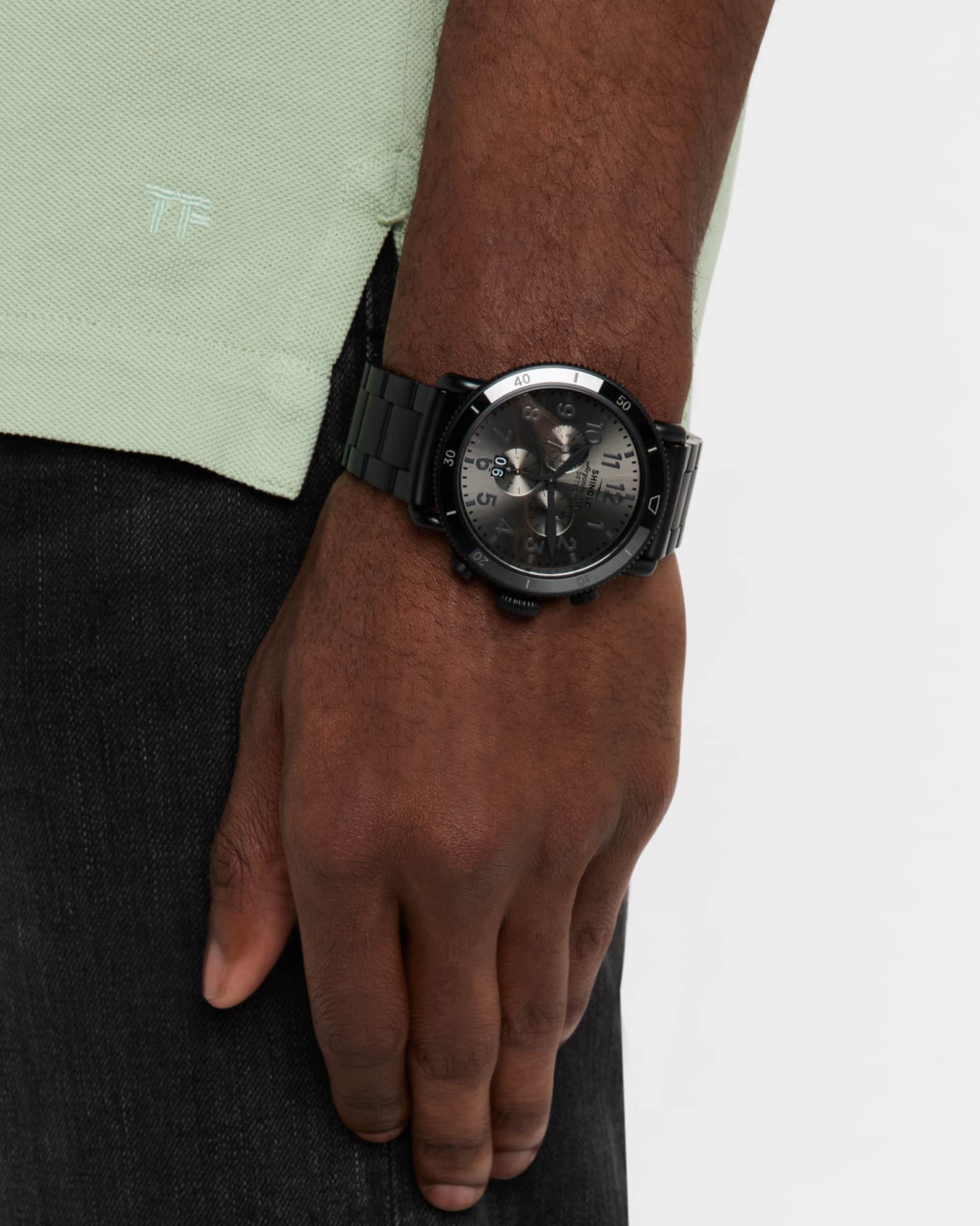 Men's Runwell Sport Chronograph Bracelet Watch, 48mm 1