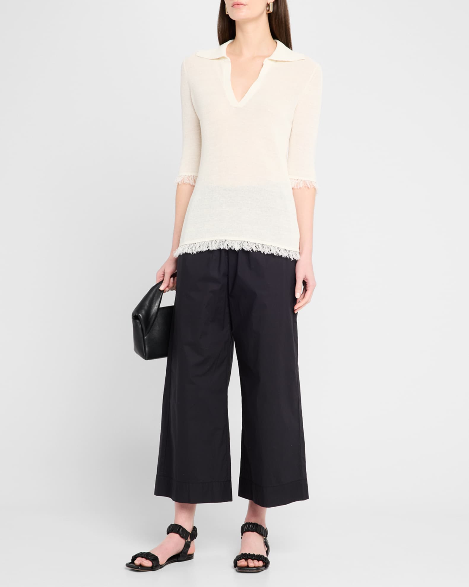 “By Malene Birger” Vネック モノグラムプリントドレス BY MALENE BIRGER(バイ マレーネ ビルガー)のLOVARIN DRESS通販