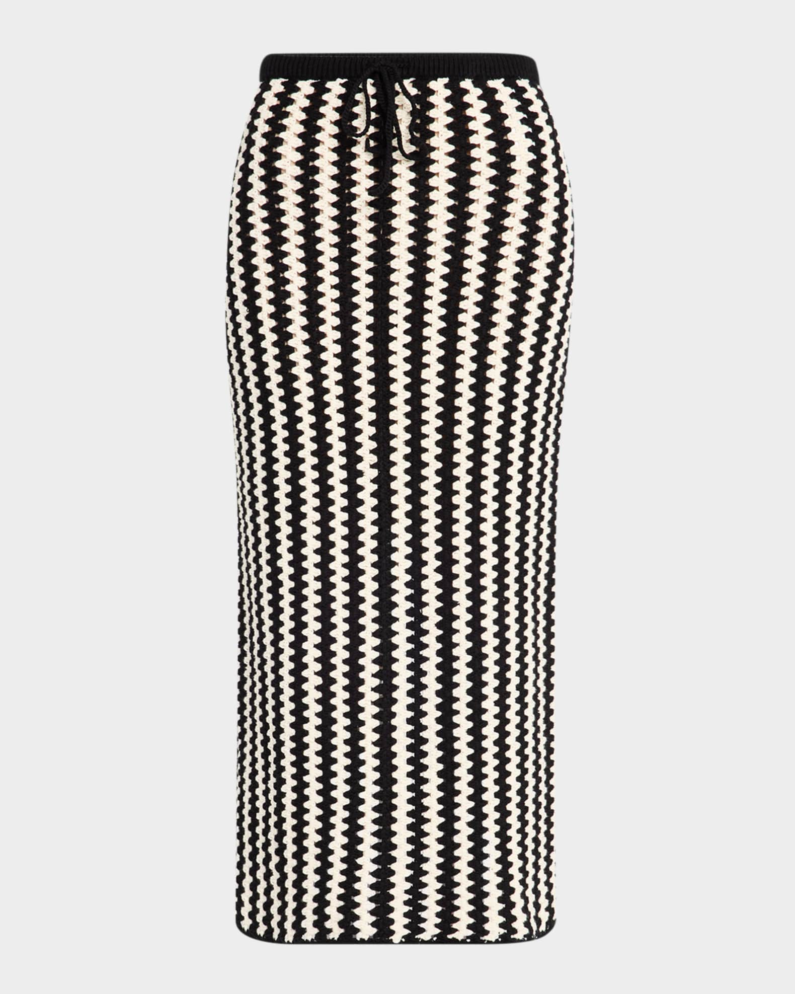 Raze Crochet Organic Cotton Midi Skirt 0