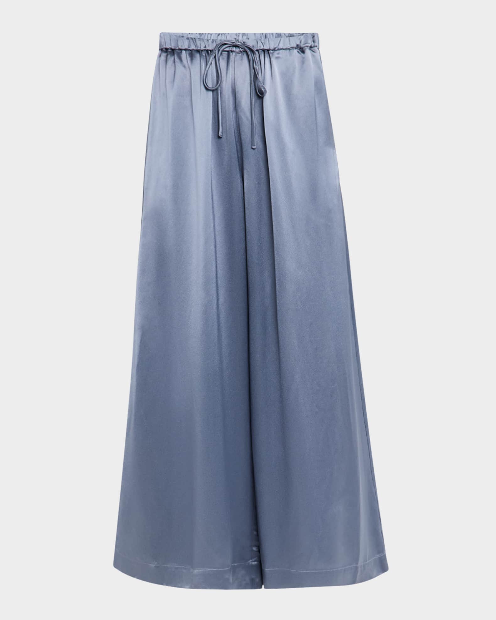 Clorella Pleated Wide-Leg Trousers 0