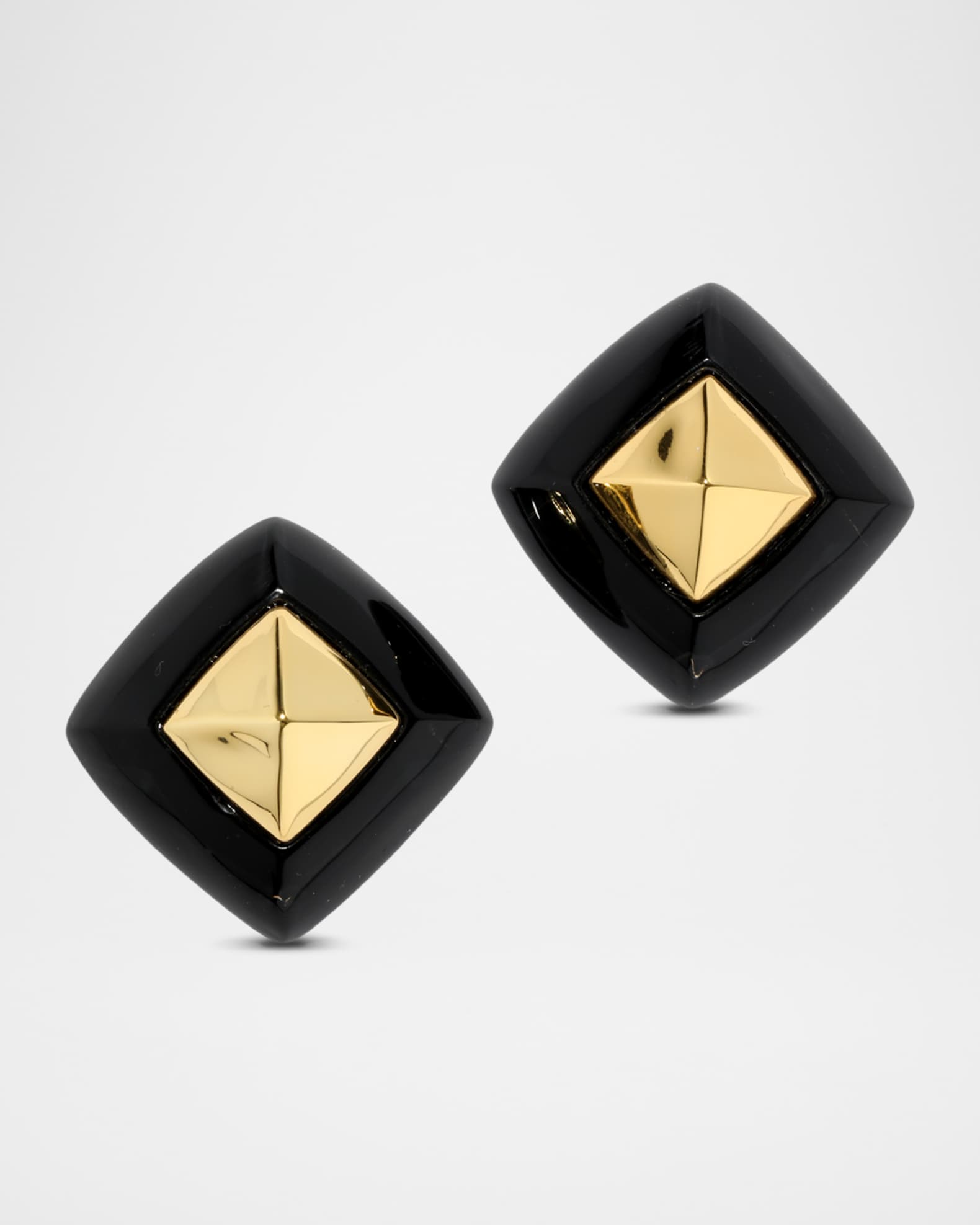 Luminous Lucite Armor Post Earrings 0