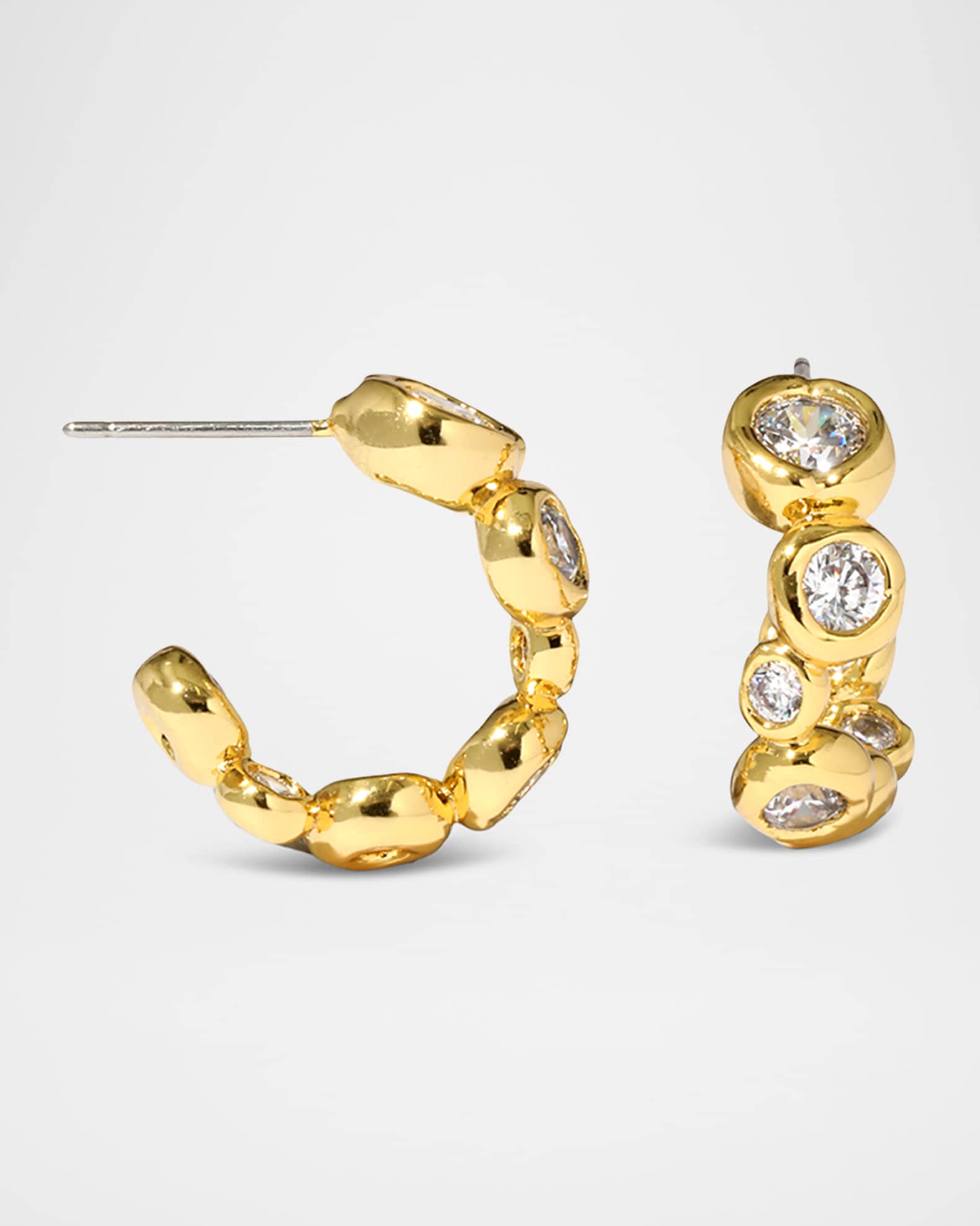 Alexis Bittar Asterales 14Kゴールド ピアス Asterales Gold Arched Post Earrings | Alexis Bittar