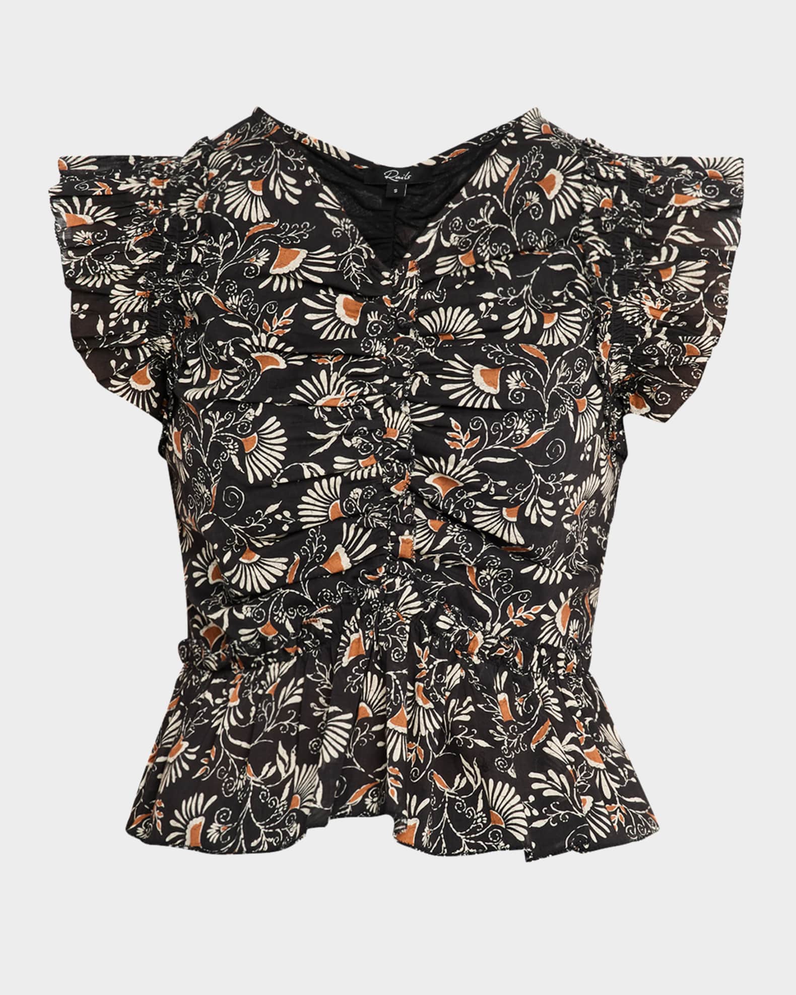 Cali Gathered Blouse 0
