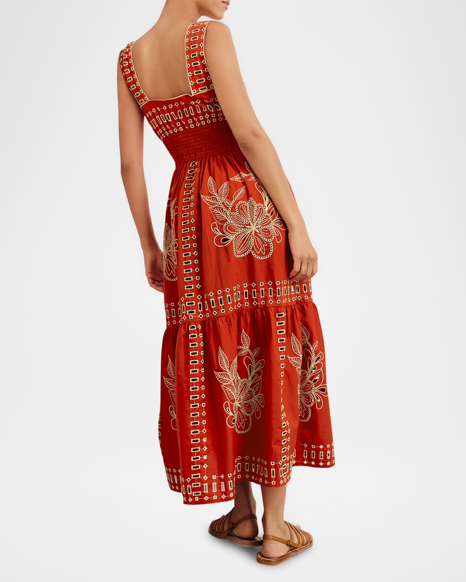 Fawn Embroidered Midi Dress 1