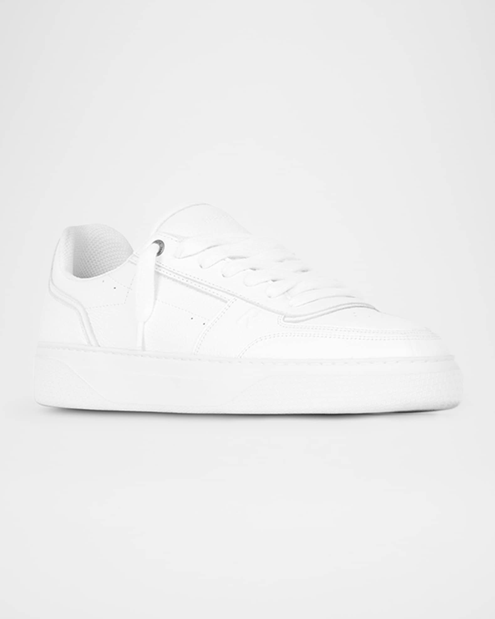 Men's Initial Leather Low-Top Sneakers 1