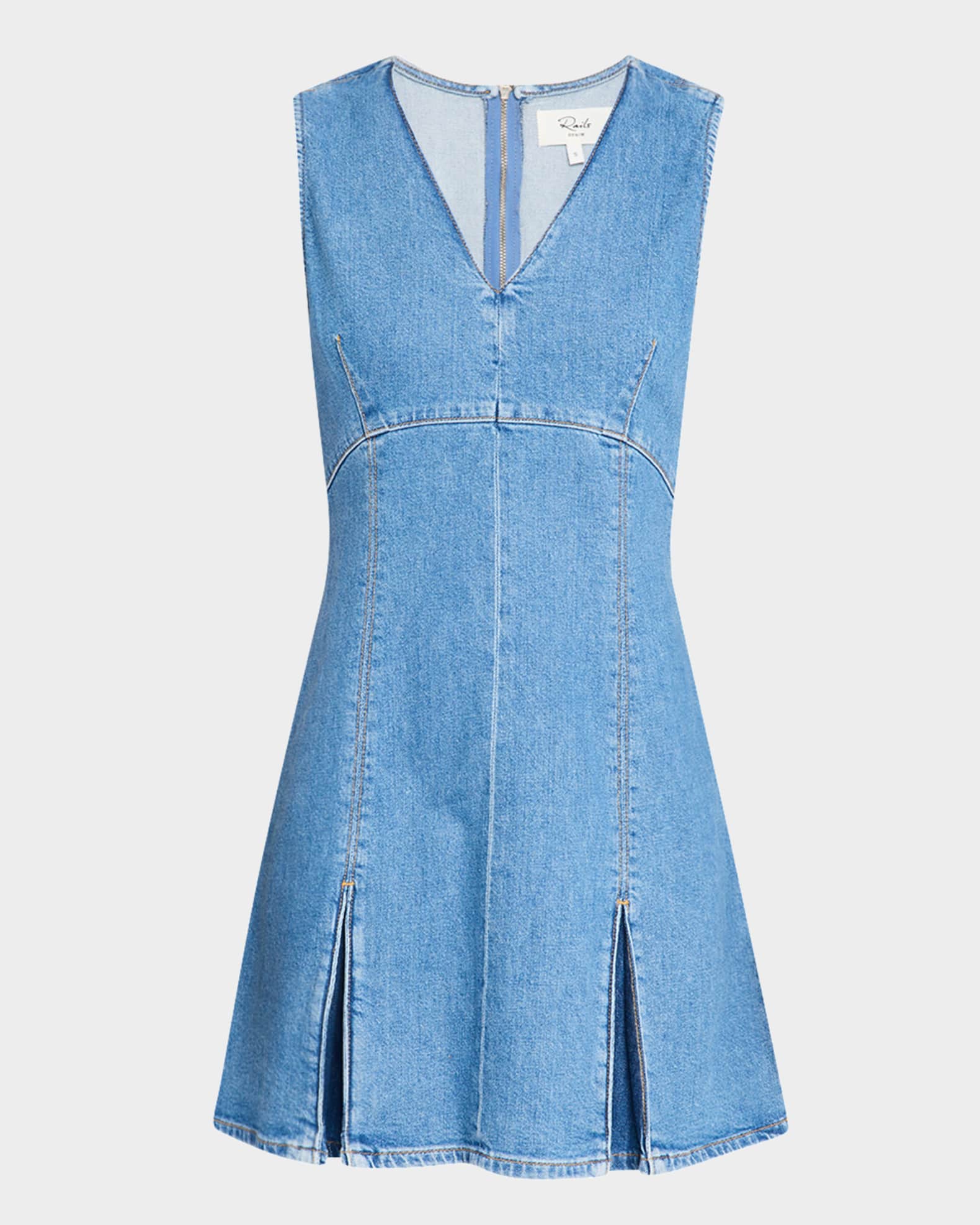 Serra Denim Mini Dress 0