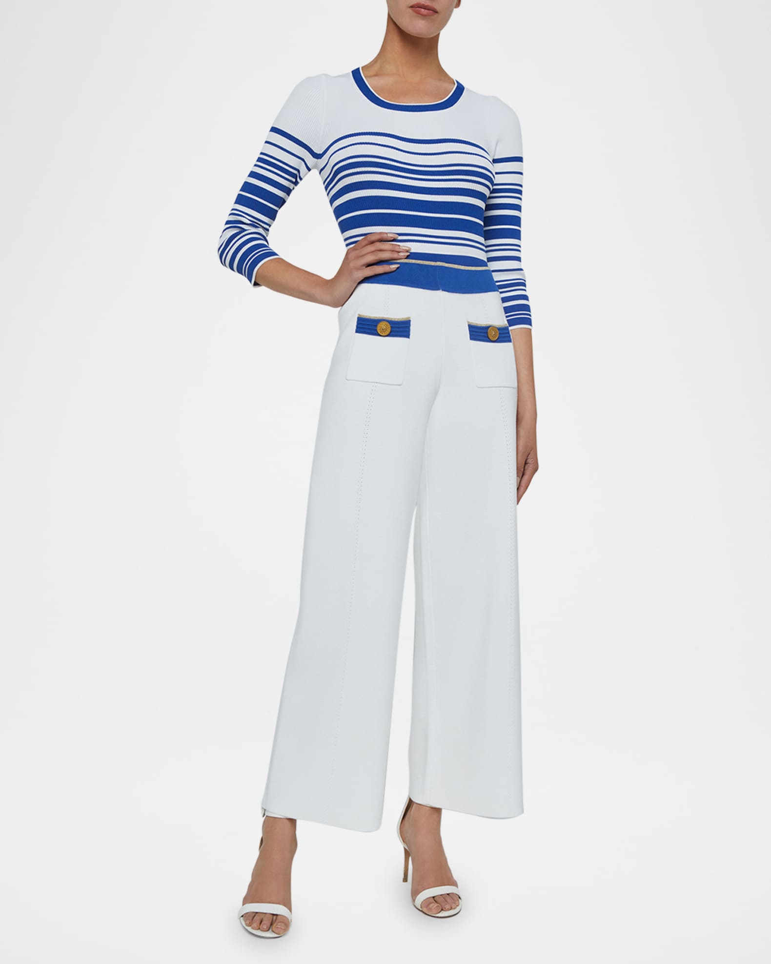 Madrid Wide-Leg Knit Pants 1