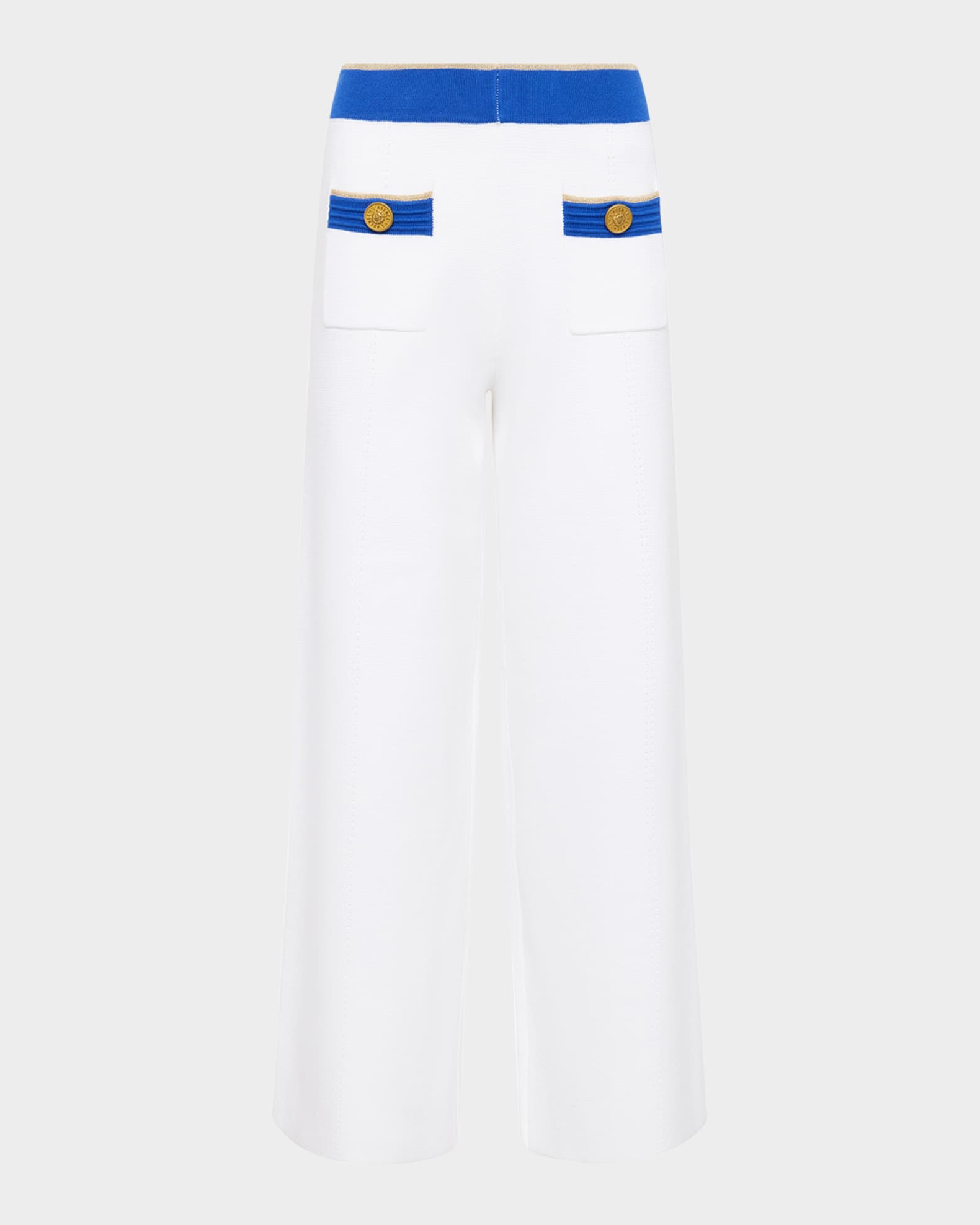 Madrid Wide-Leg Knit Pants 0