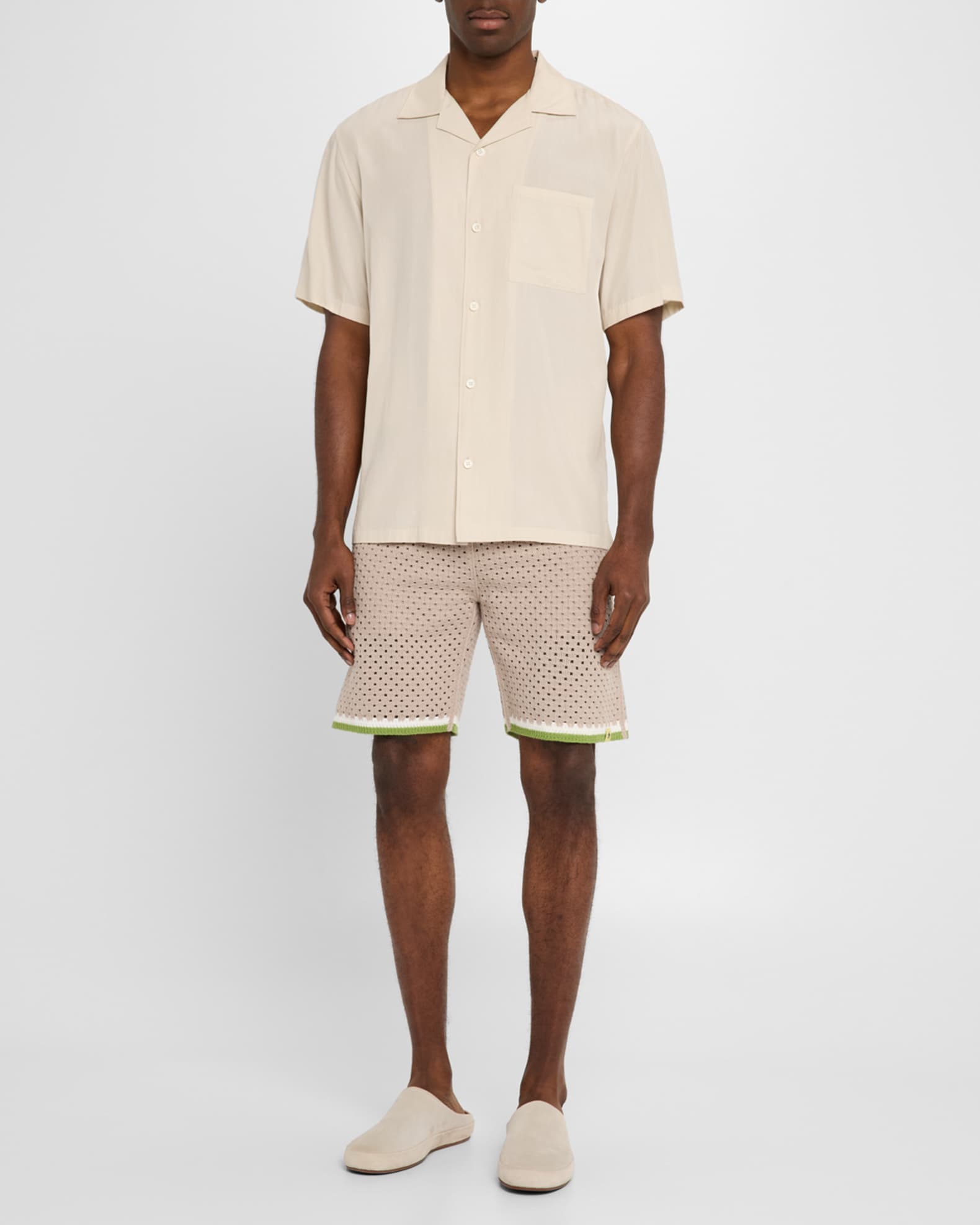 Men's Crochet Shorts 1