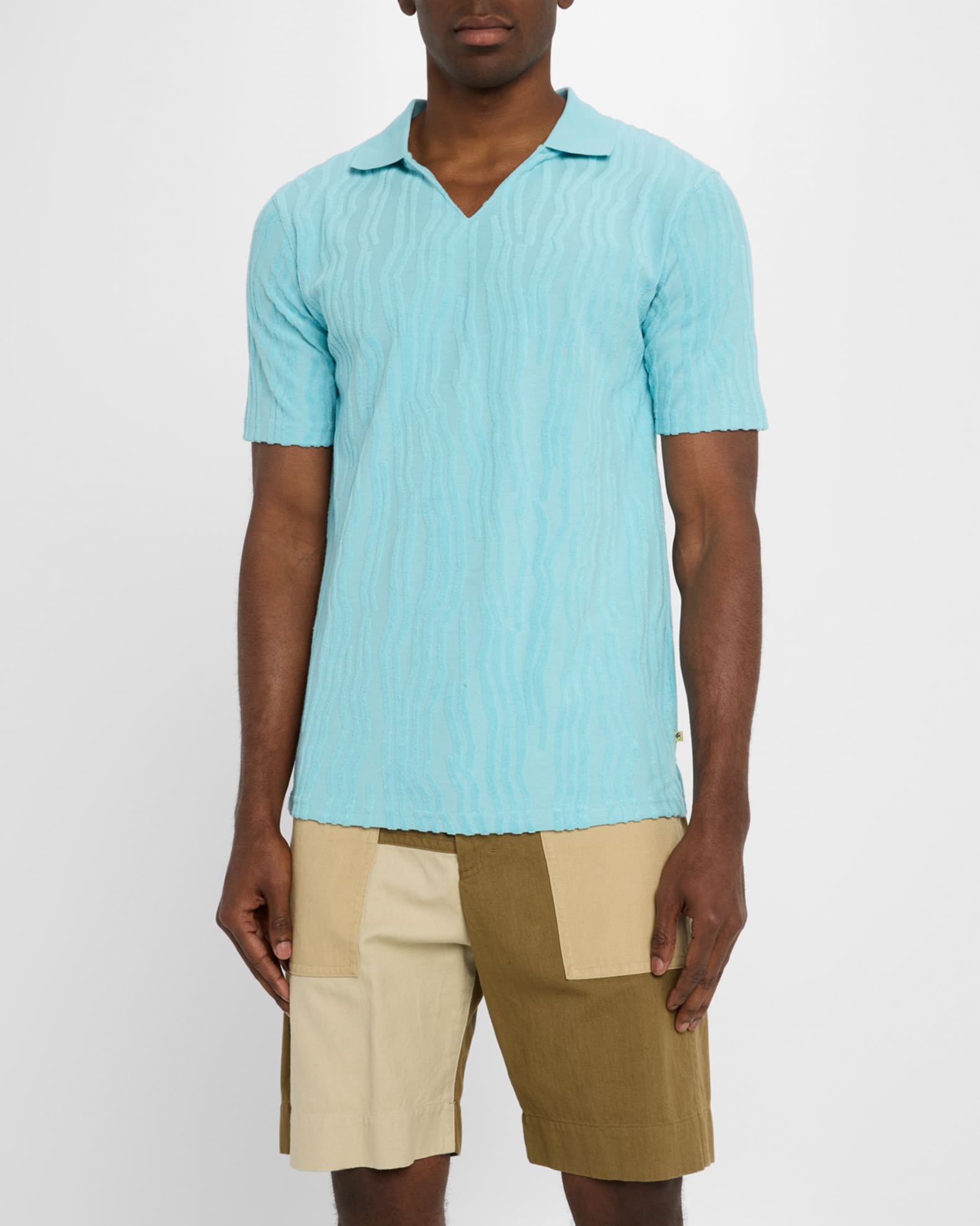 Supreme Stripe Terry S S Polo Royal Men's - SS24 - US