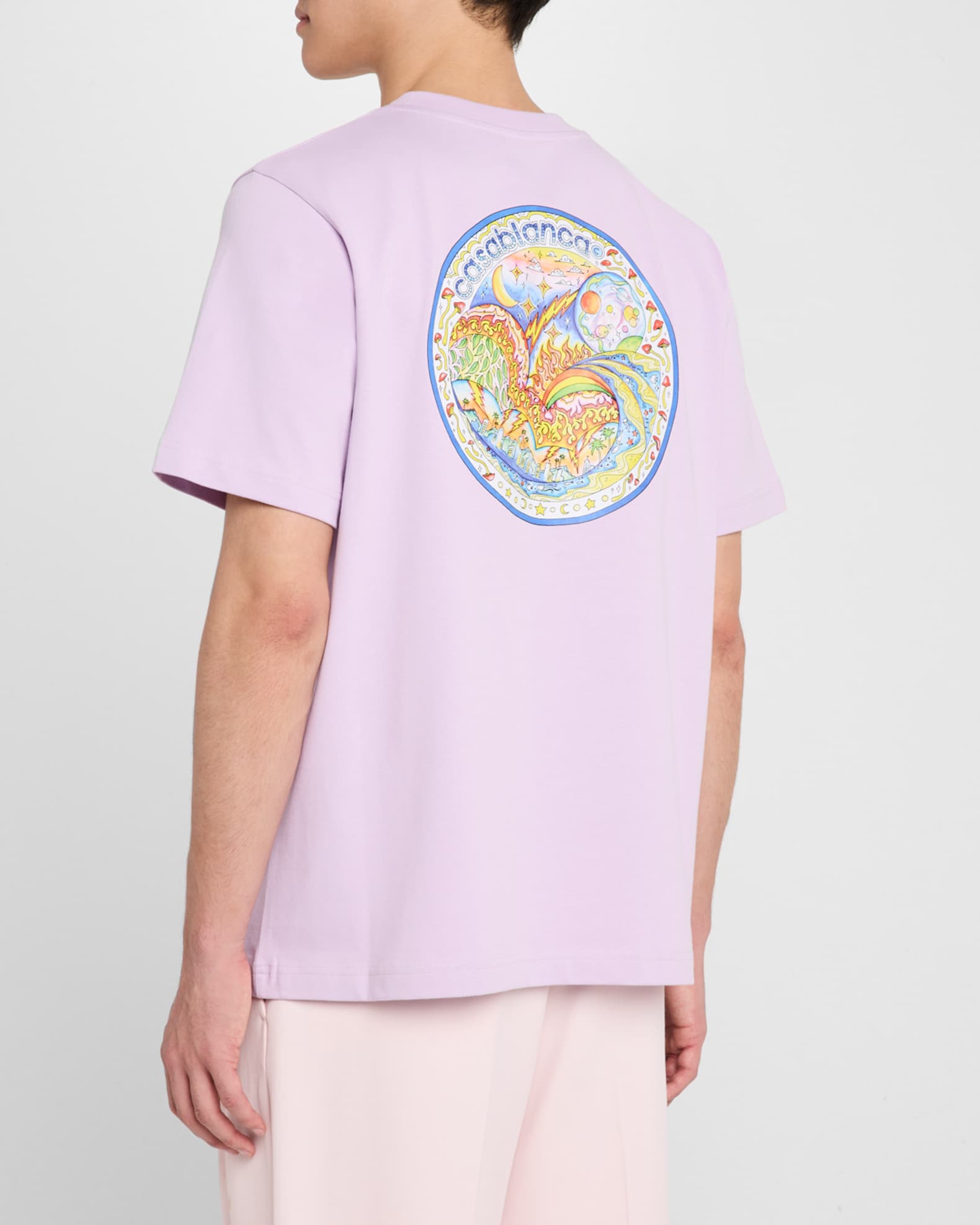 [CASABLANCA]Four Elements Tシャツ CASABLANCA Men's Four Elements T-Shirt | Neiman Marcus