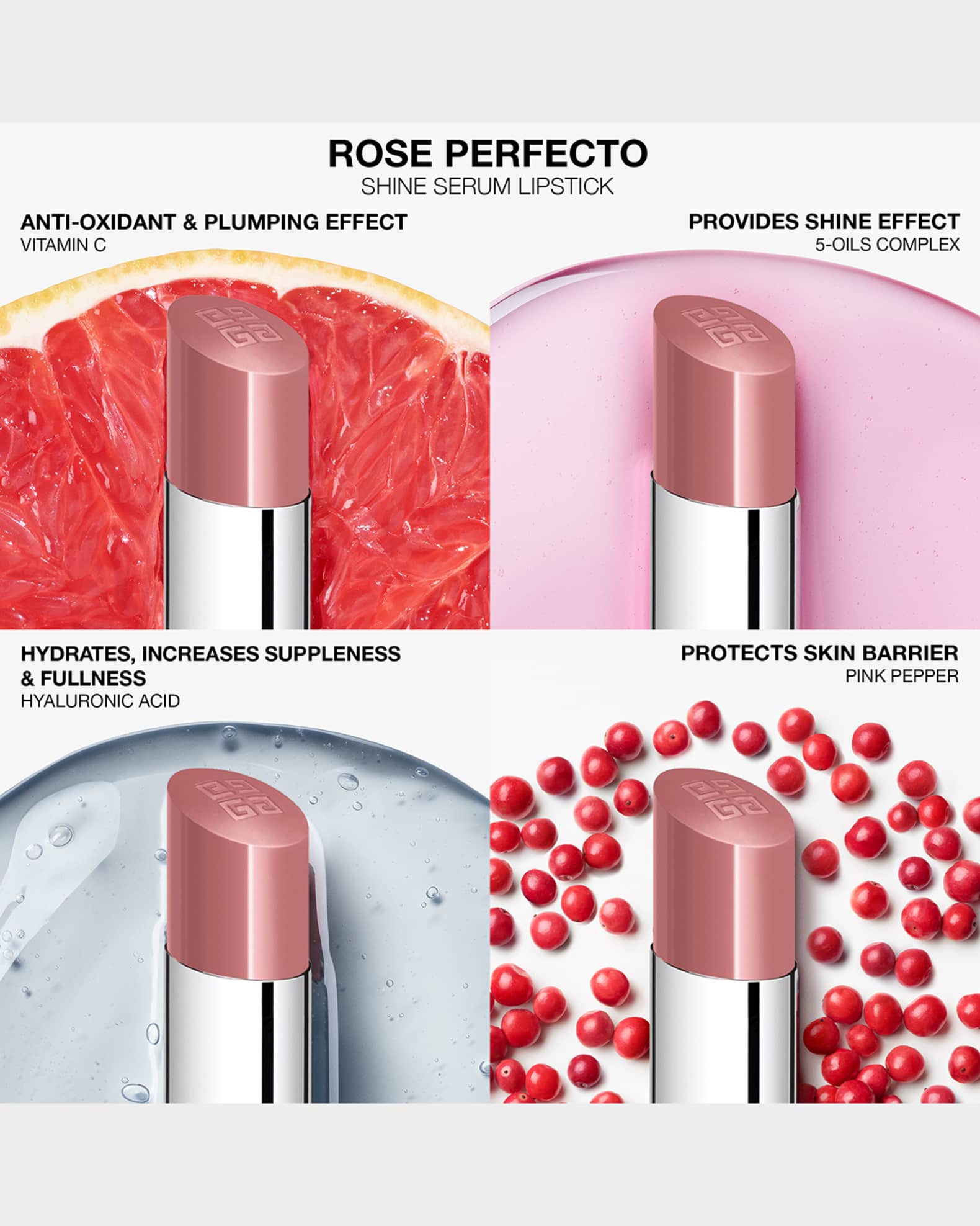 ジバンシイ ROSE PERFECTO SHINE 全9色セット Givenchy Rose Perfecto Shine | Neiman Marcus