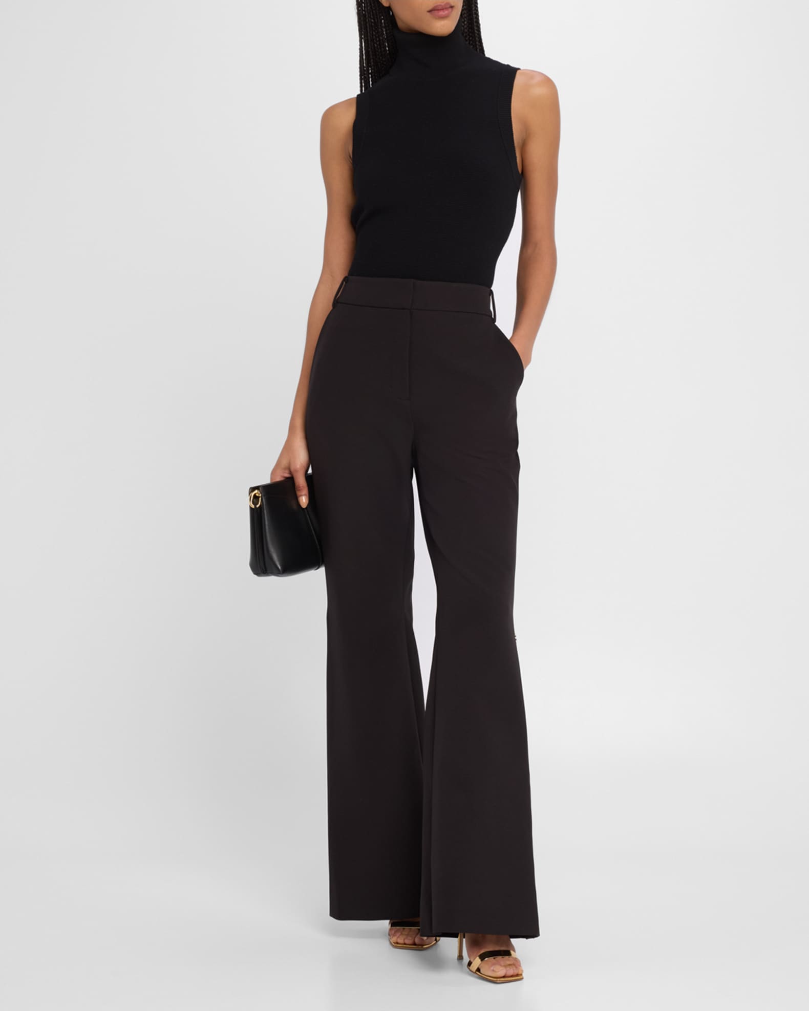 Gracie Button Detail Pants 1