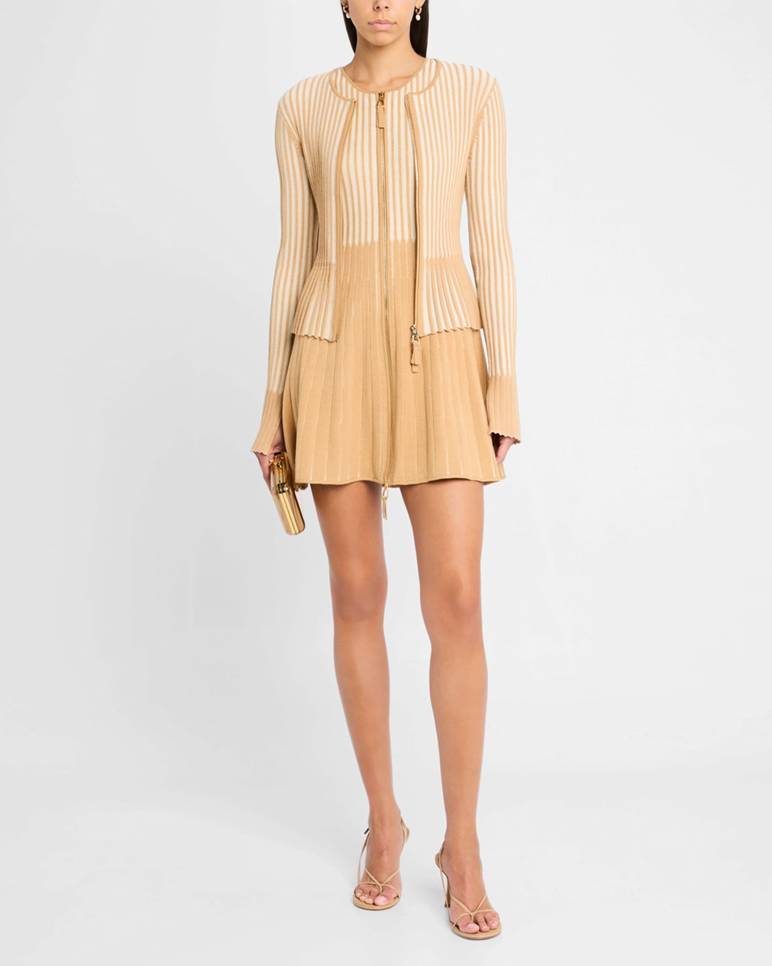 Priscilla Zip-Front Cardigan 1
