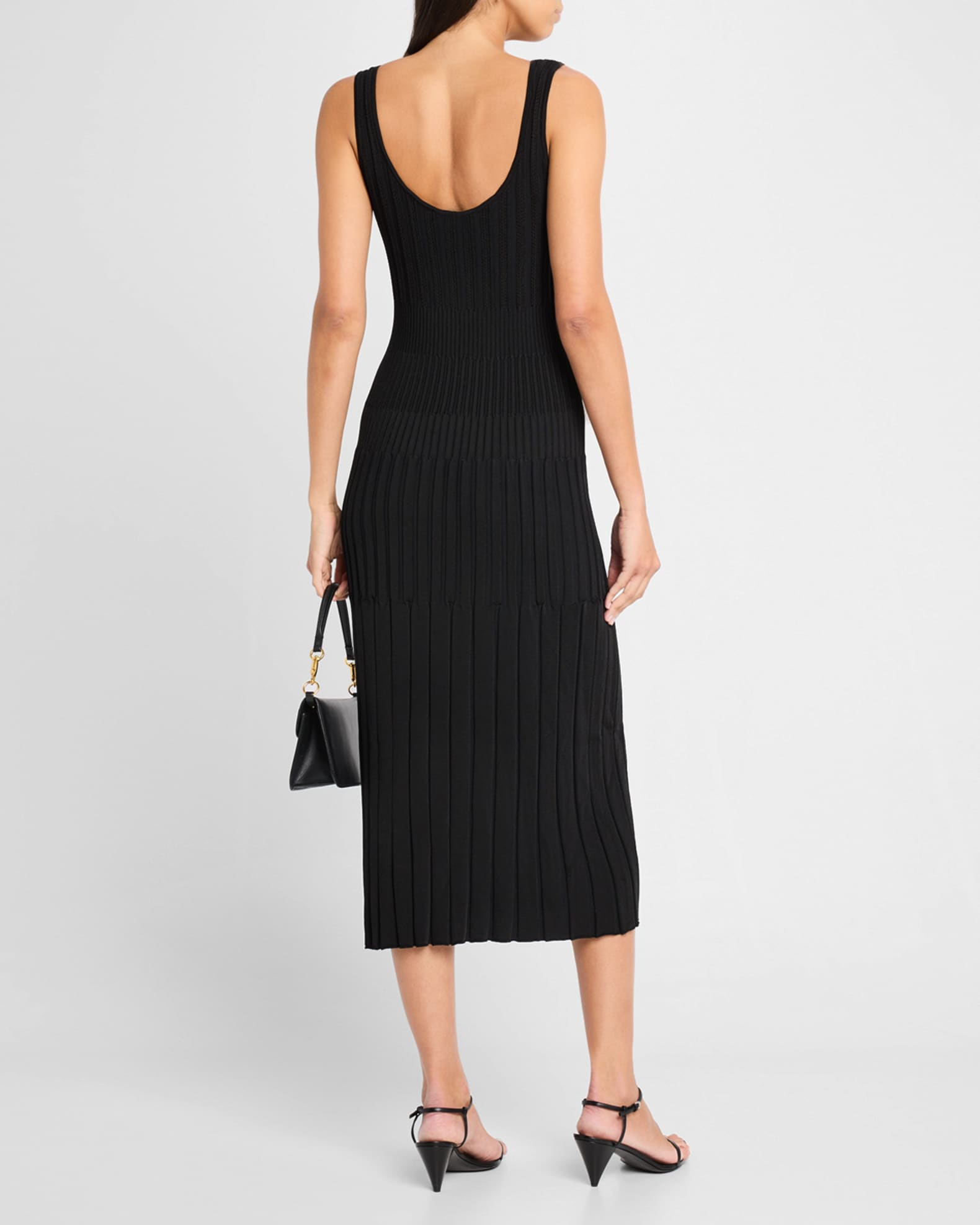 Joely Ribbed V-Neck Sleeveless Dress