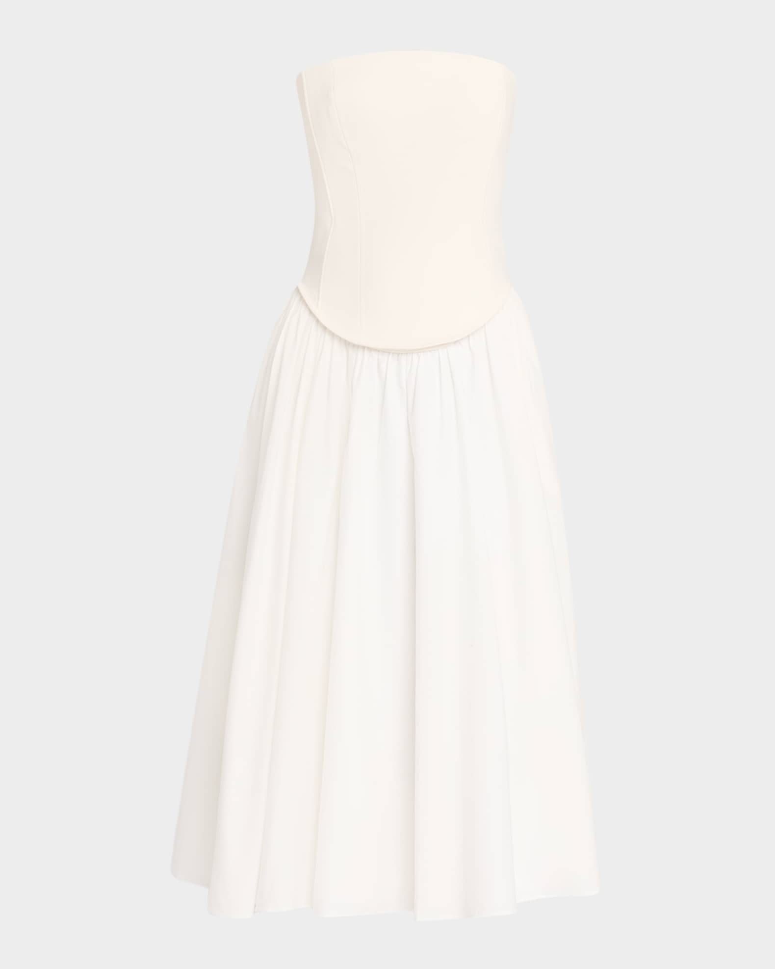 Melody Corset Combo Midi Dress 0