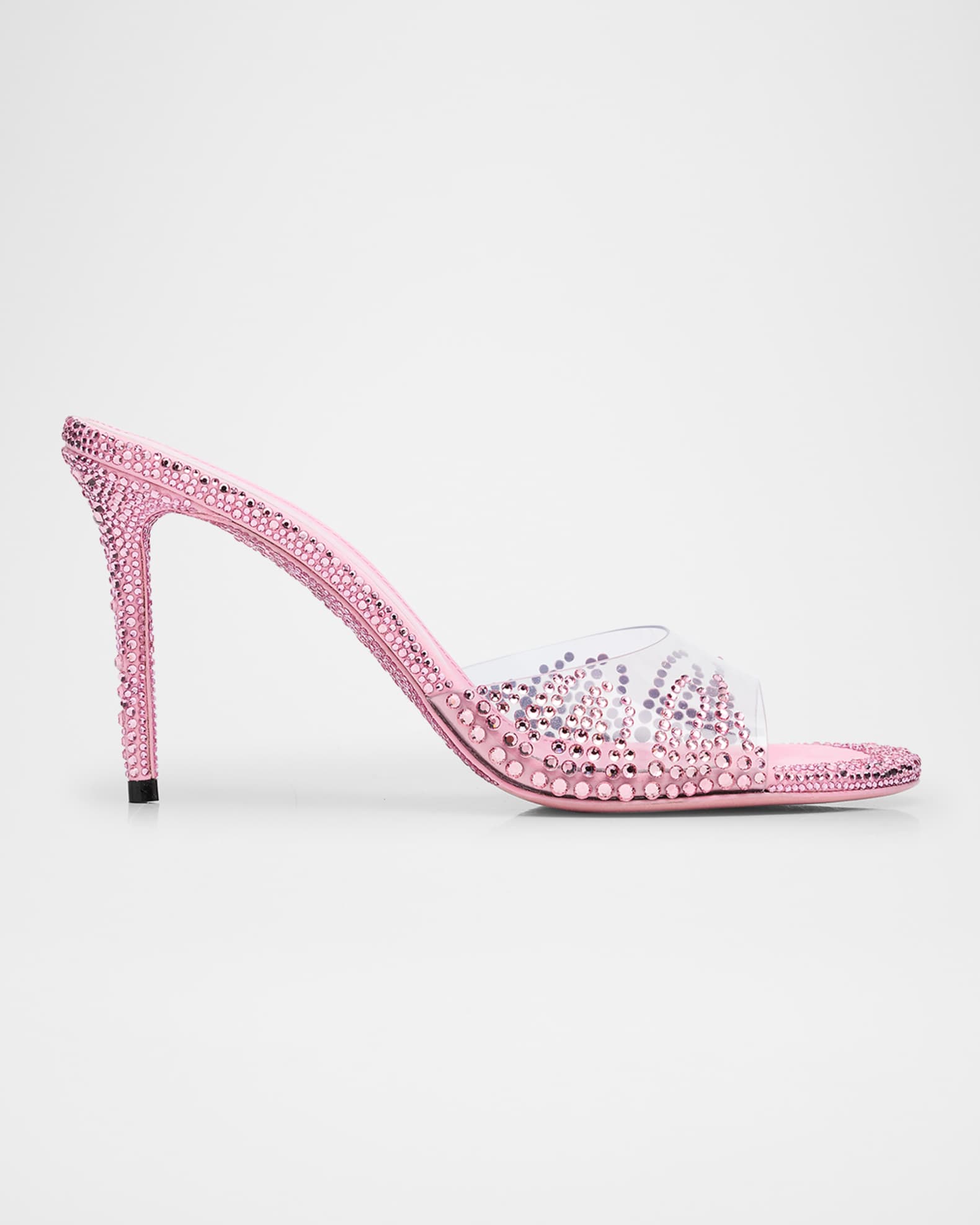 Crystal Flame Mule Heels 0
