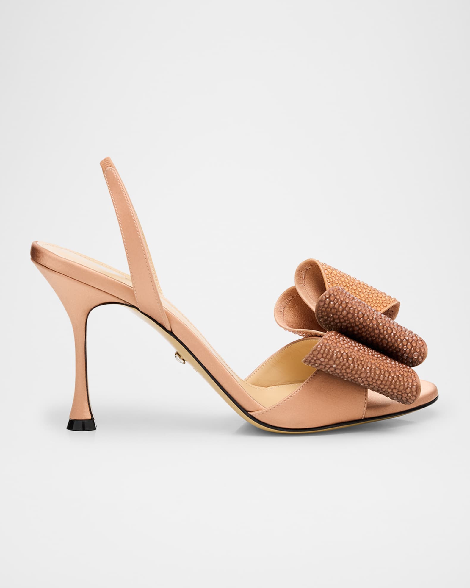 Le Cadeau Crepe Satin Sandals 0