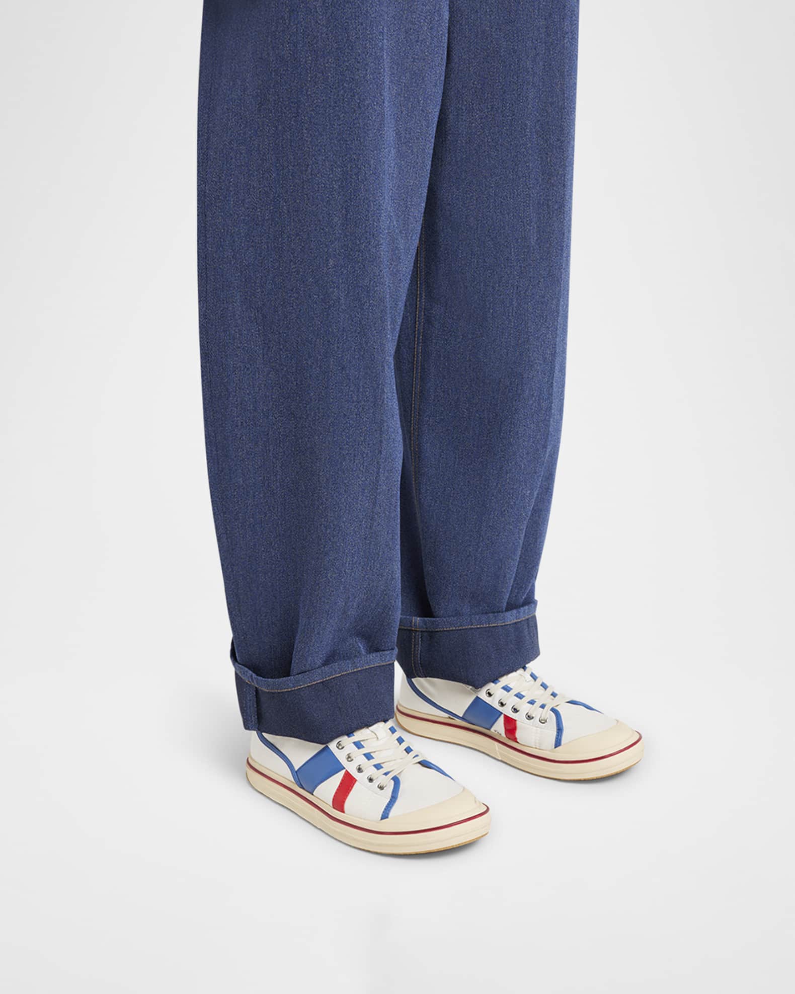 スニーカー BOTTEGA VENETA Eliot sneakers Bottega Veneta Men's Eliot Canvas Mid-Top Sneakers | Neiman