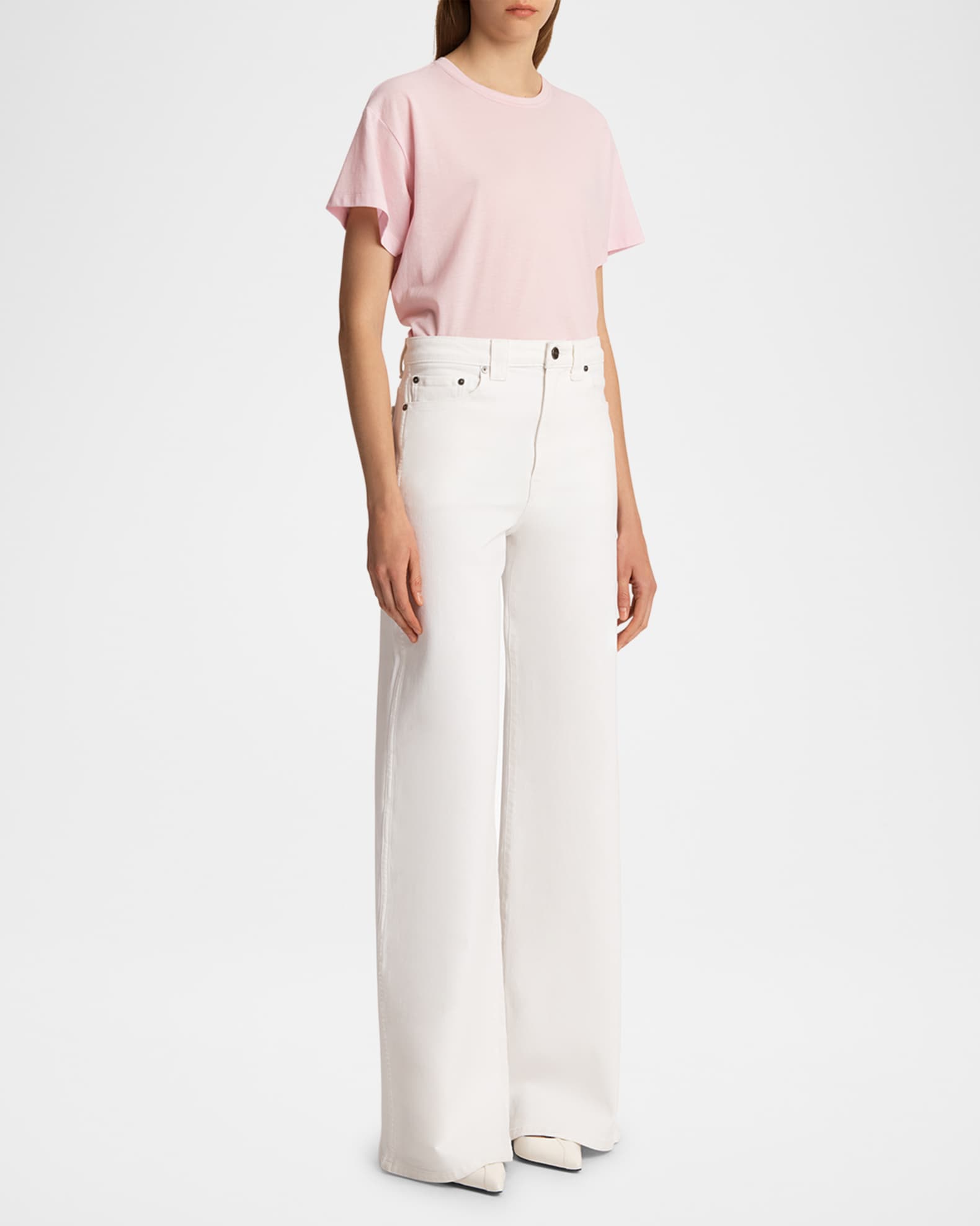 Maeve Short-Sleeve Cotton Top 1