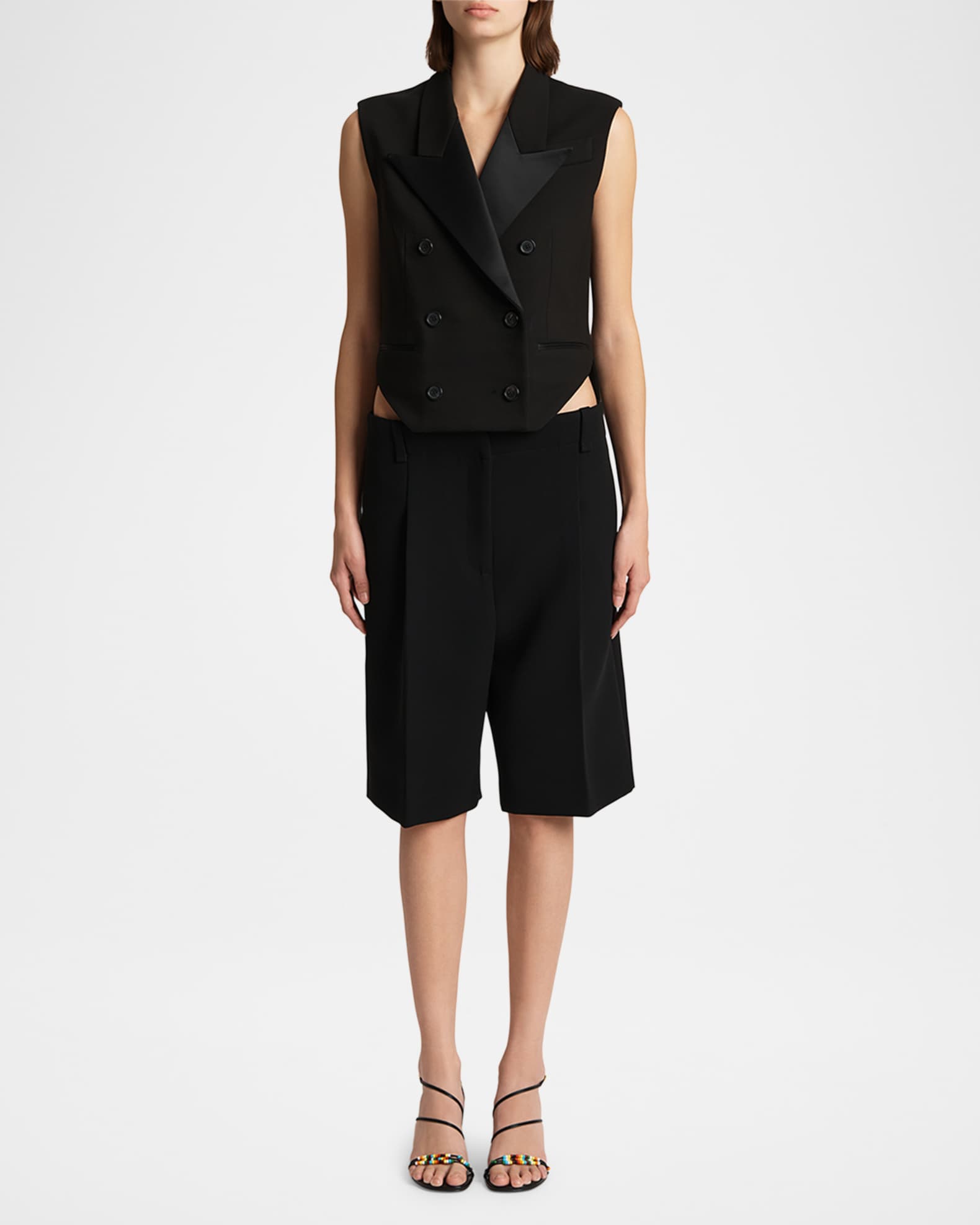 Orville Double-Breasted Tuxedo Vest 1