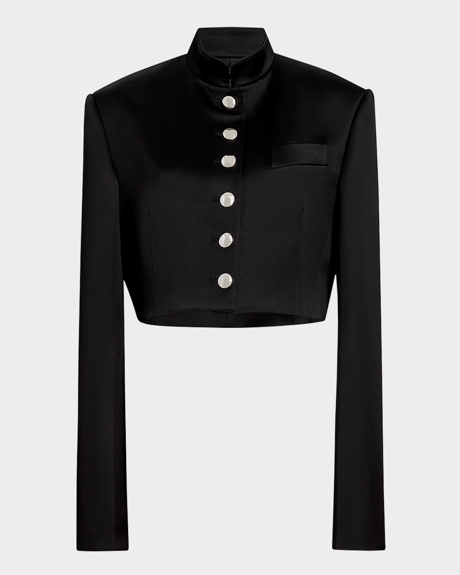 Samuelson Single-Breasted Crop Jacket 0