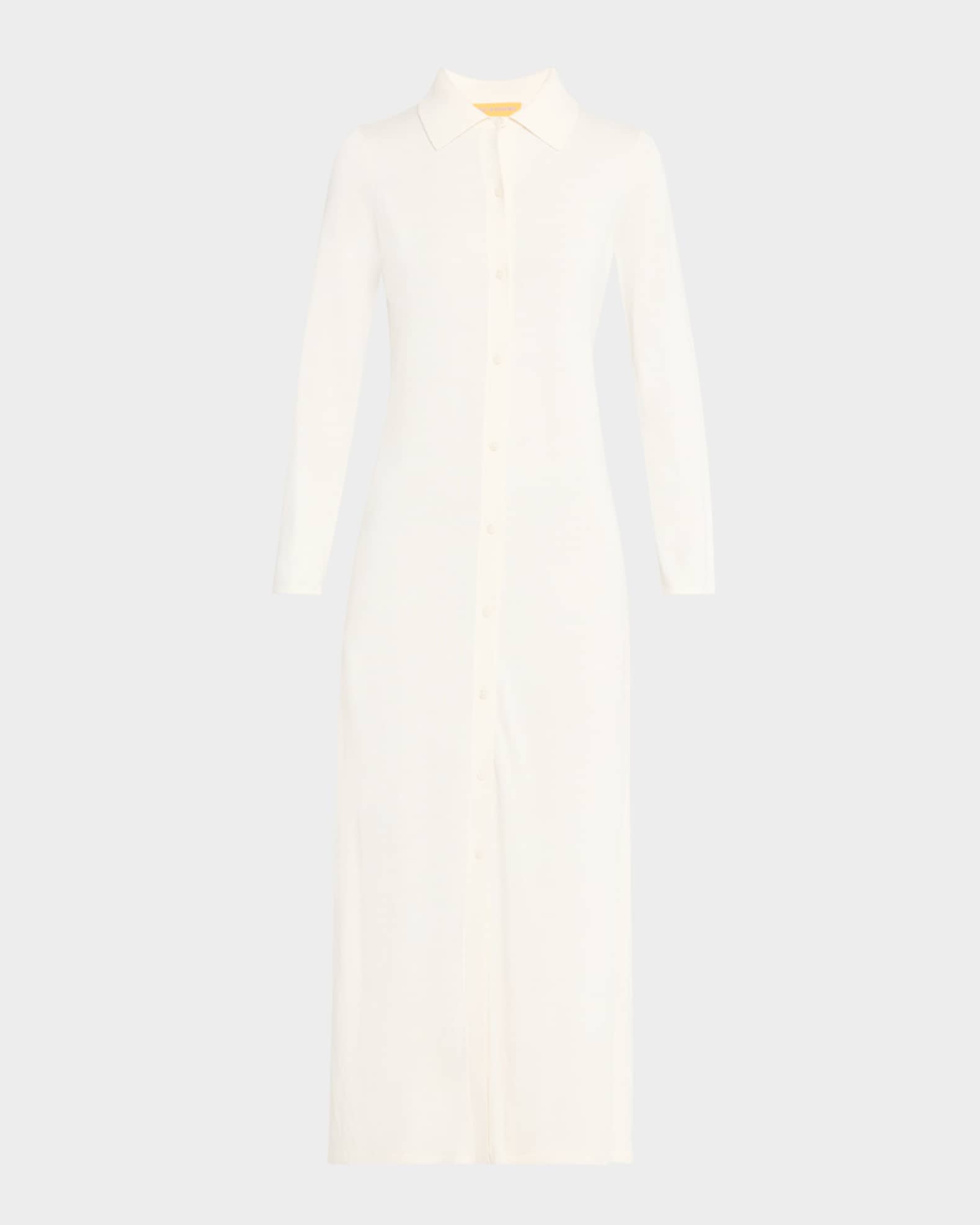 Showtime Silk-Linen Maxi Shirtdress 0