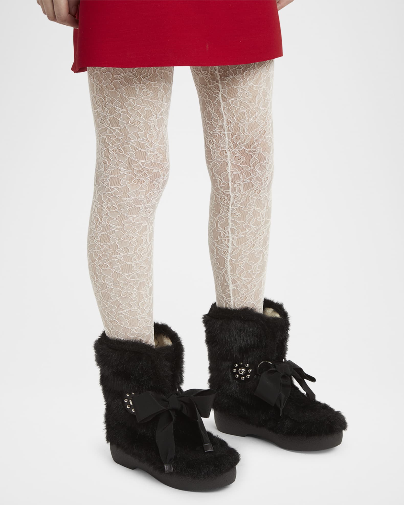 特価商品  Valentino Garavani Snowish Faux-Fur Winter Booties | Neiman 靴
