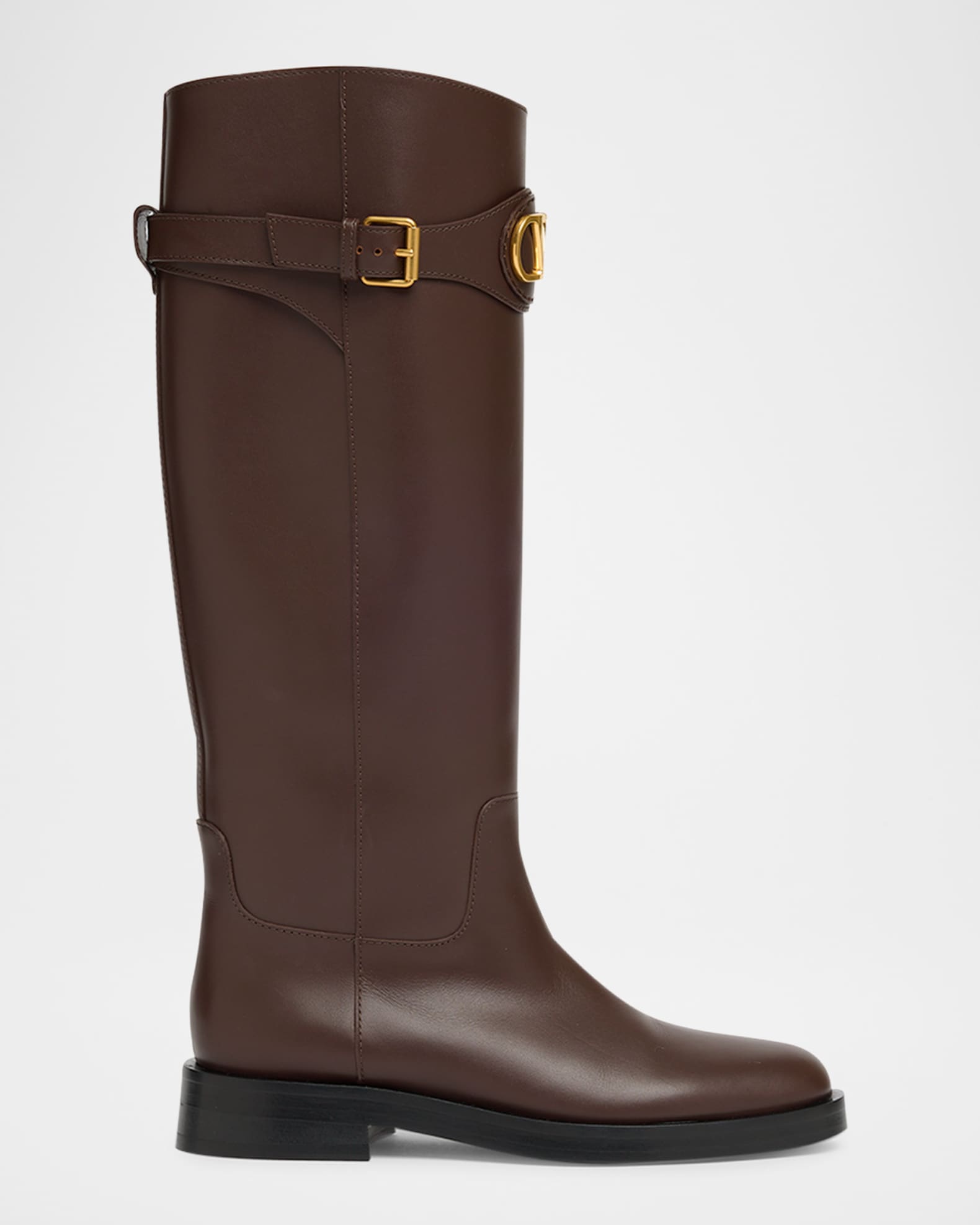 Valentino Garavani VLogo Signature Leather Boots | Neiman Marcus
