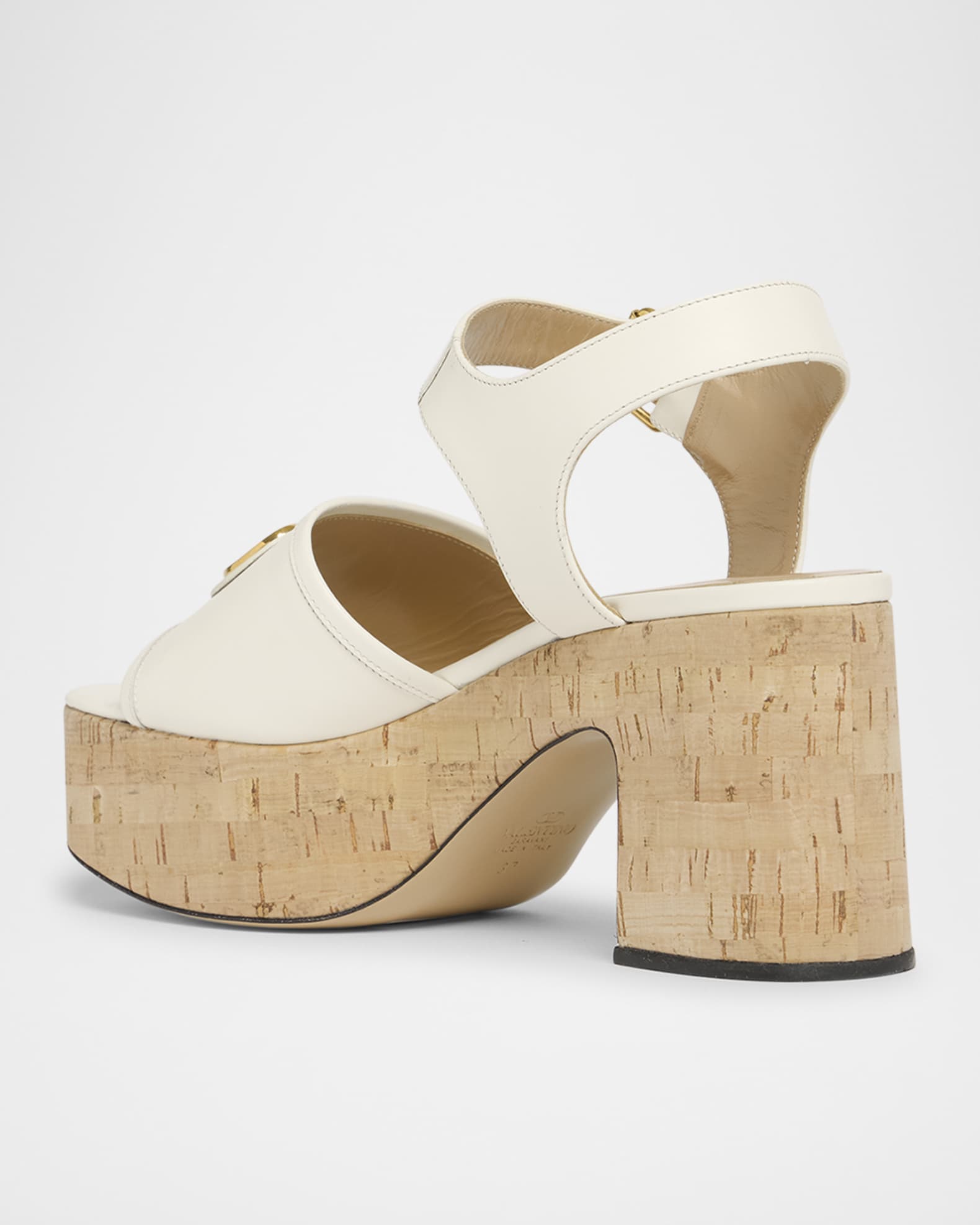 Valentino Garavani VLogo Signature Platform Sandals | Neiman