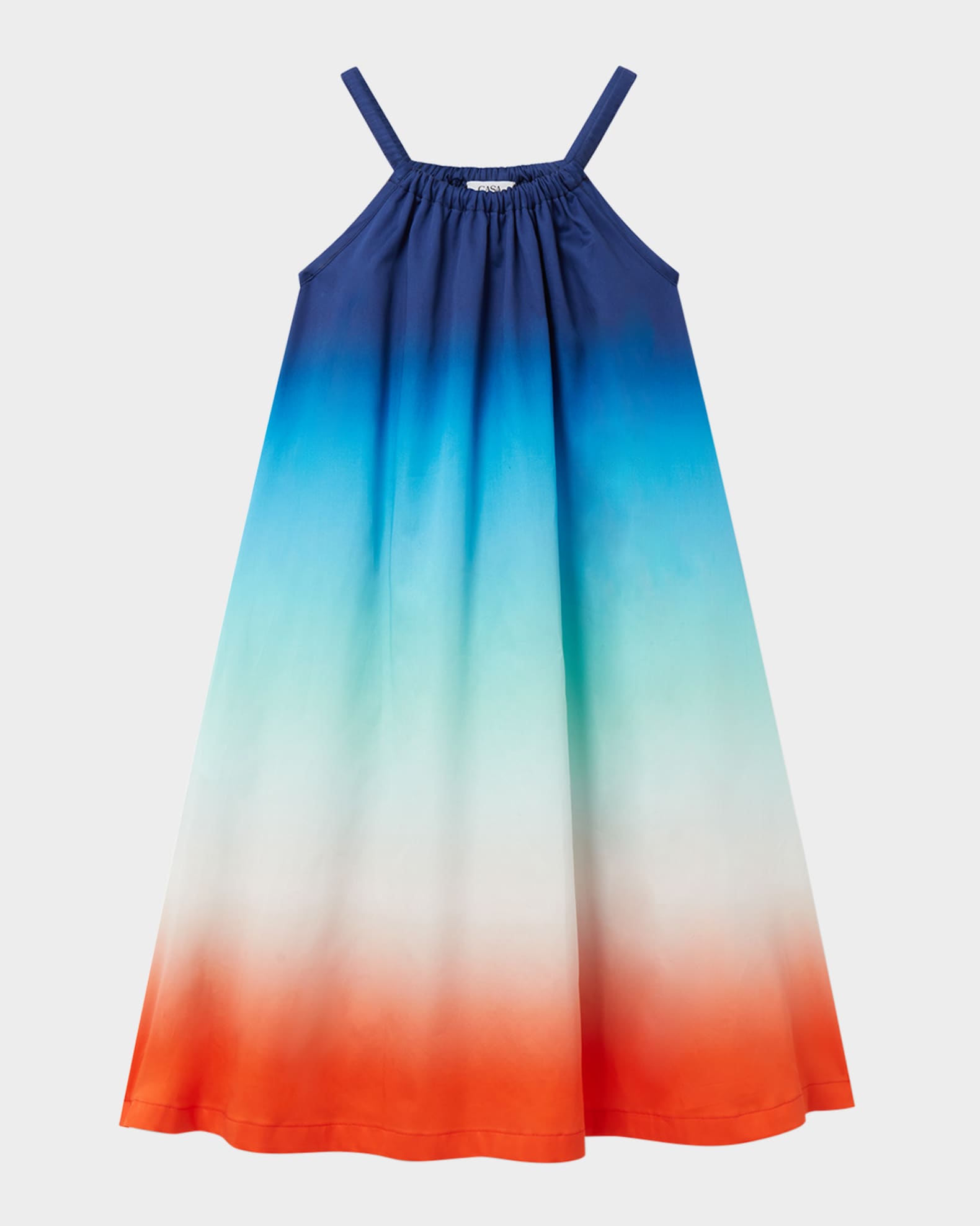 Girl's Beach Club Gradient Cotton Sundress, Size 3T-14 0