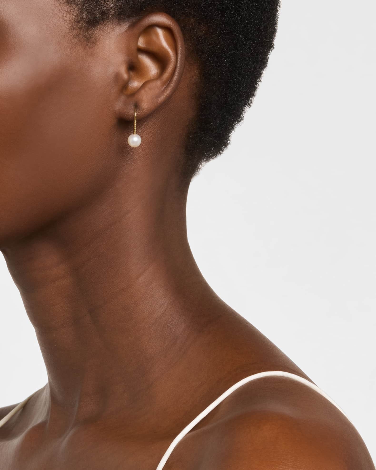 18K Pearl Shimmer Earrings 1