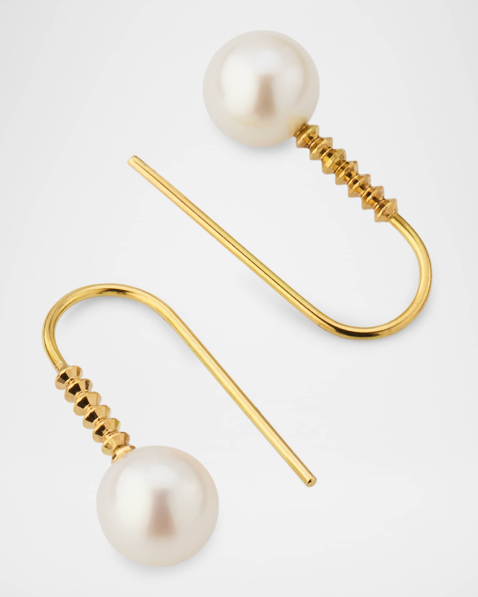 POPPY FINCH 18K Pearl Shimmer Earrings | Neiman Marcus