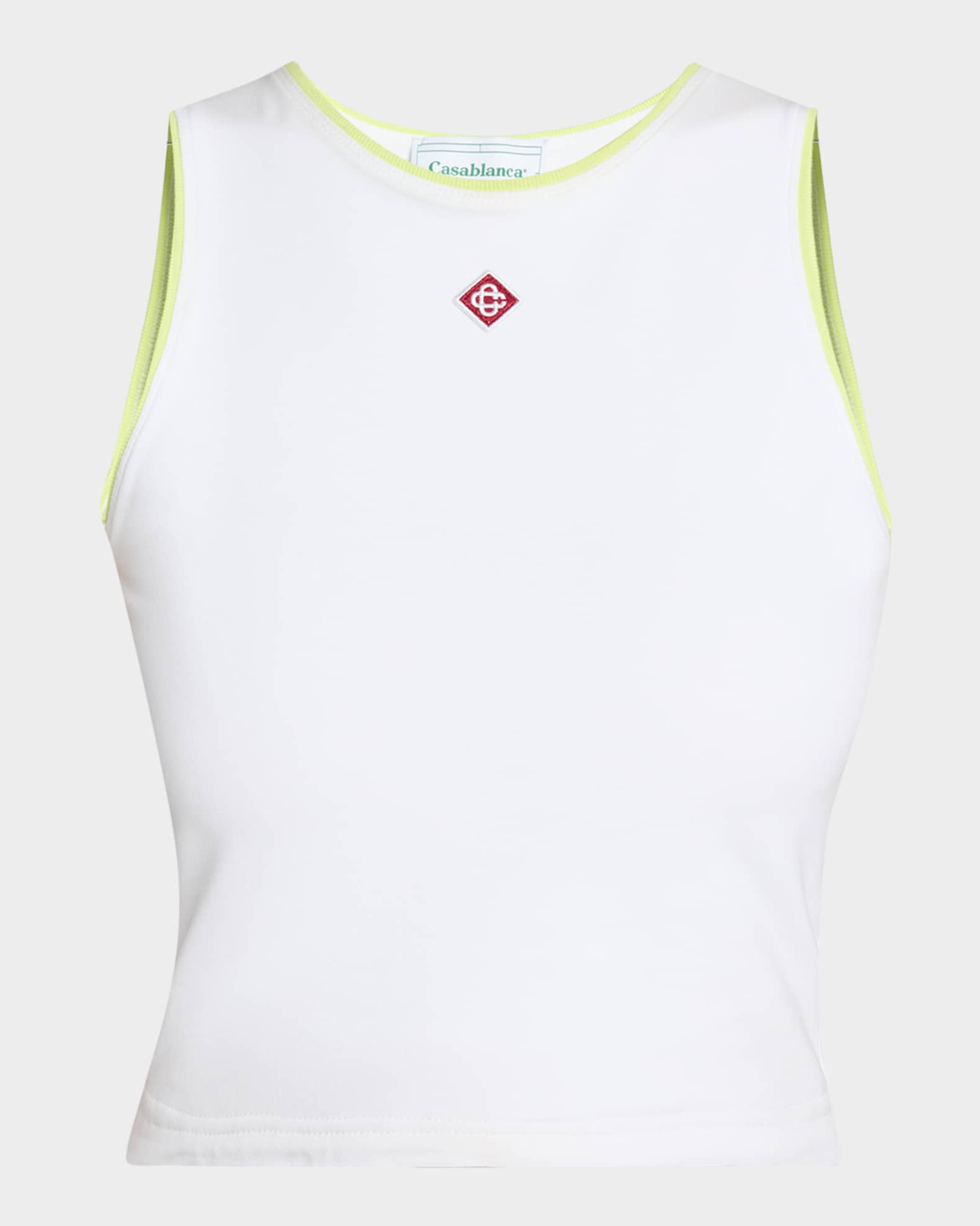 Mini Logo Patch Baby Tank Top 0