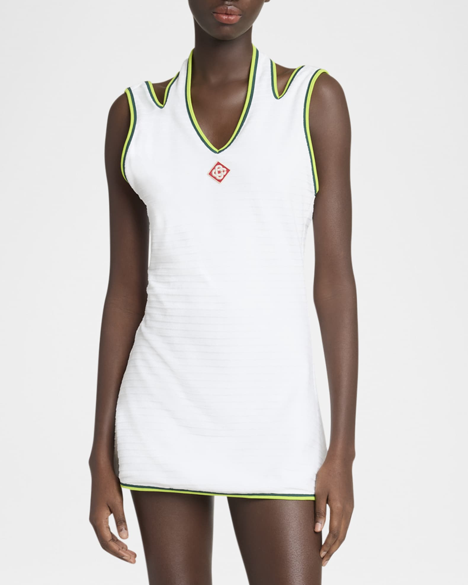 Strappy V-Neck Mini Tennis Dress 1