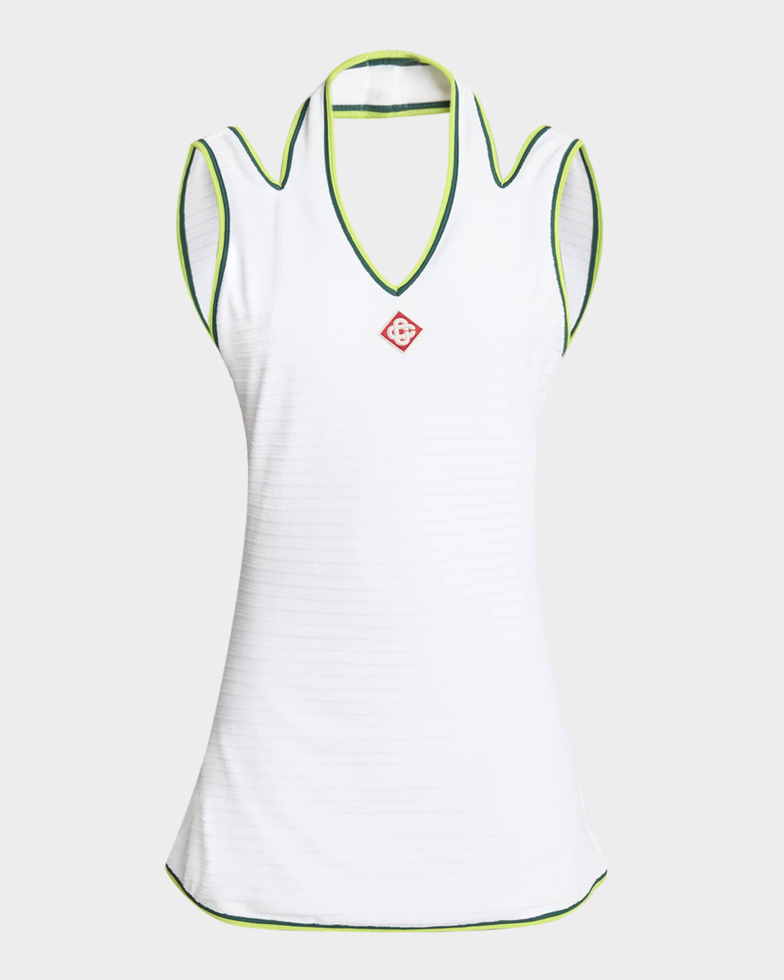 Strappy V-Neck Mini Tennis Dress 0
