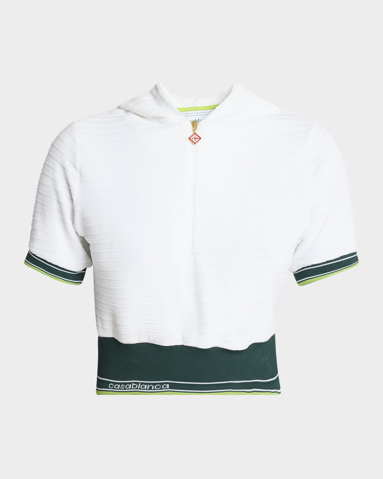 Tennis Hooded Short-Sleeve Top 0