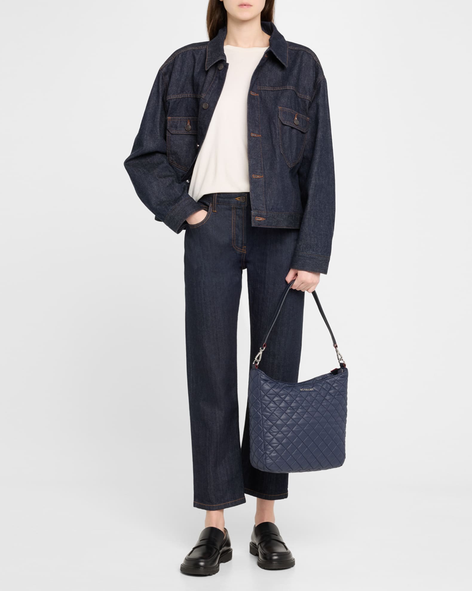 [ LMC]★SYSTEM HOBO CROSS BAG 1585B1902_black_chelsea_hobo_b