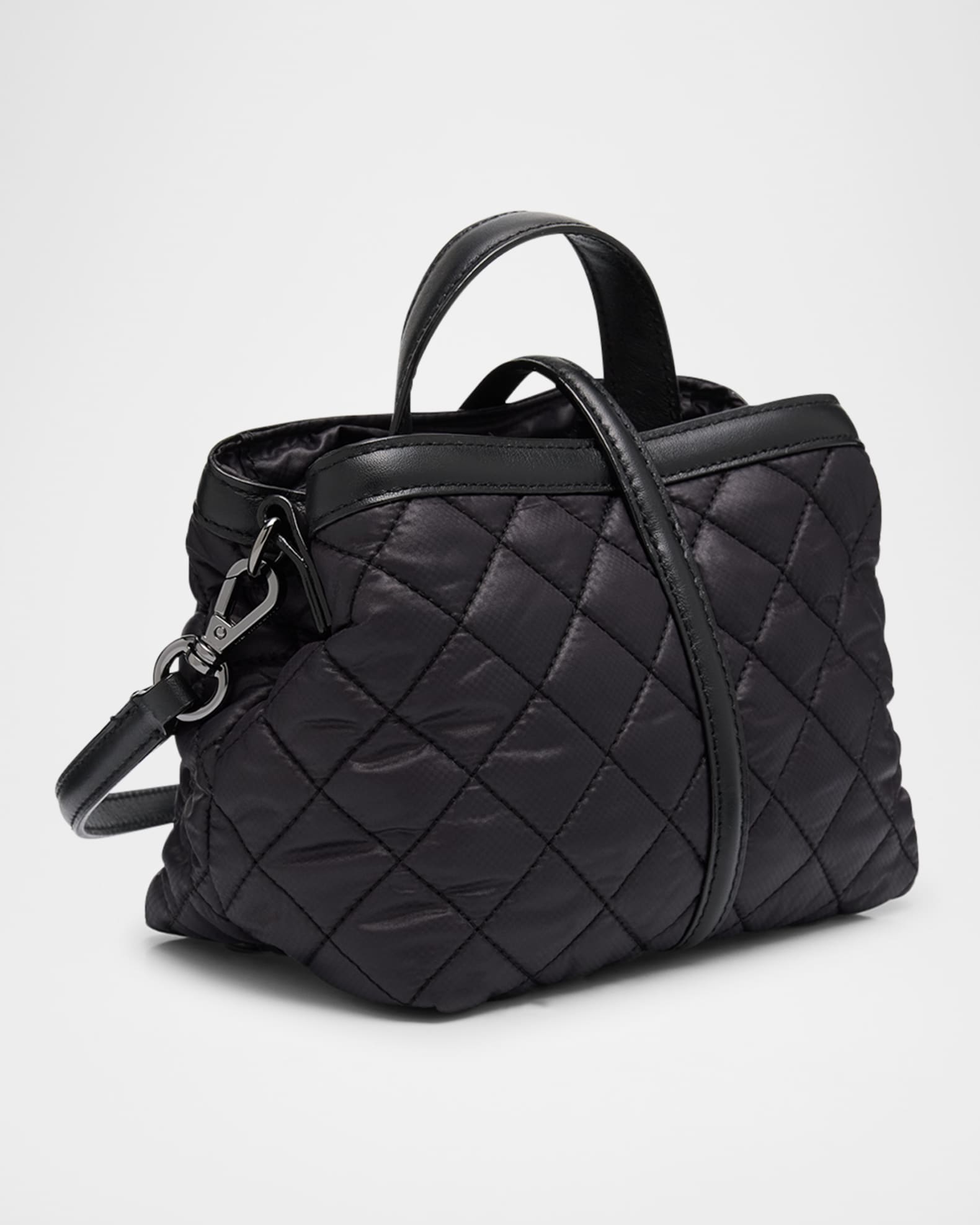 MZ WALLACE Astor Mini Quilted Top-Handle Bag | Neiman Marcus
