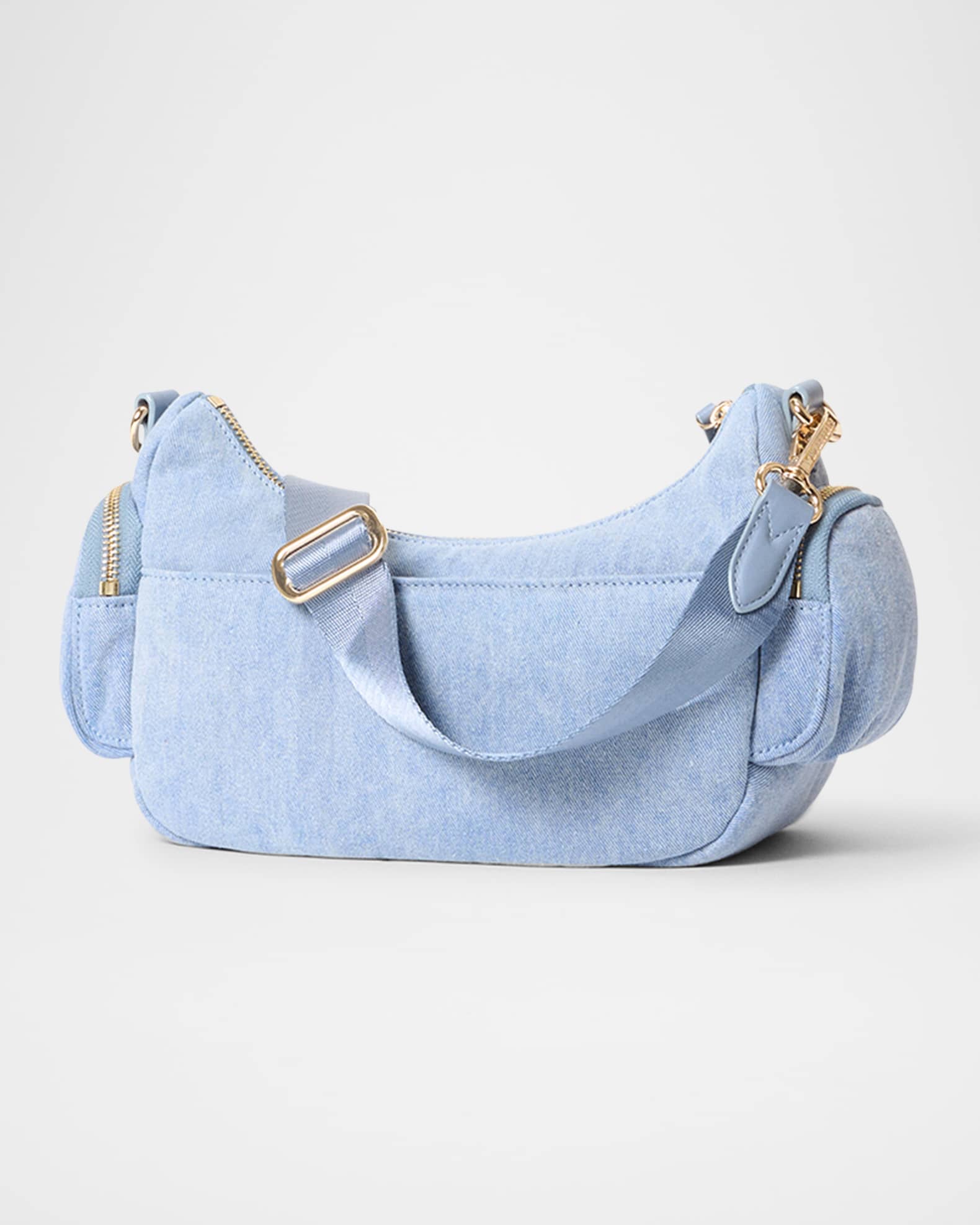 Chelsea Small Denim Shoulder Bag 1