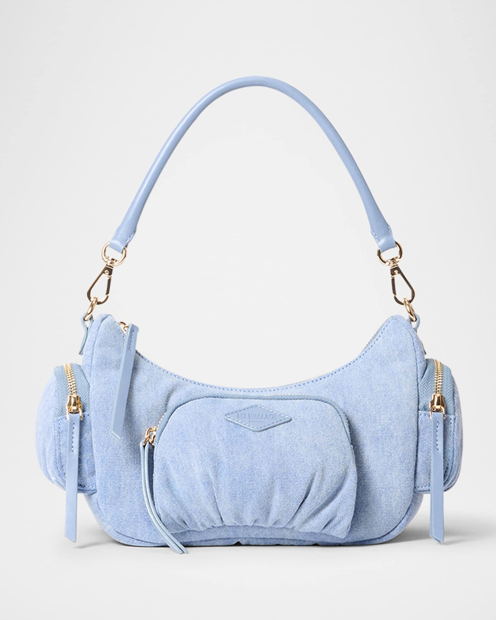 Chelsea Small Denim Shoulder Bag 0